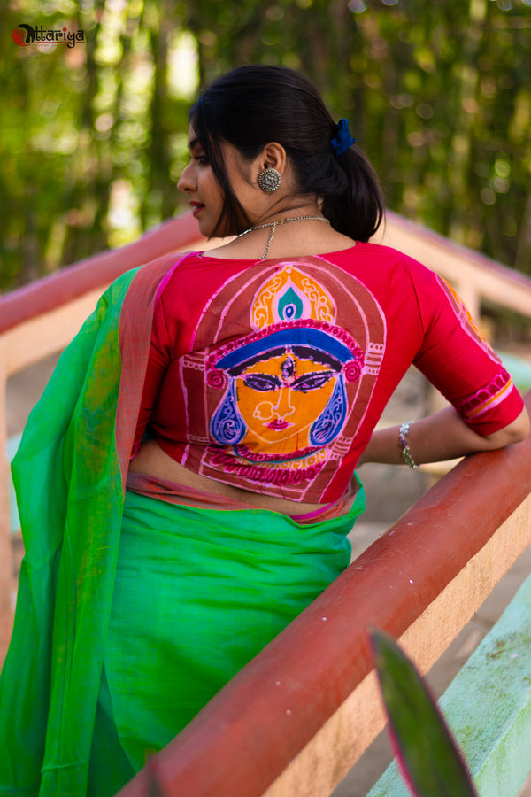 Durga Bonya Blouse - Uttariya