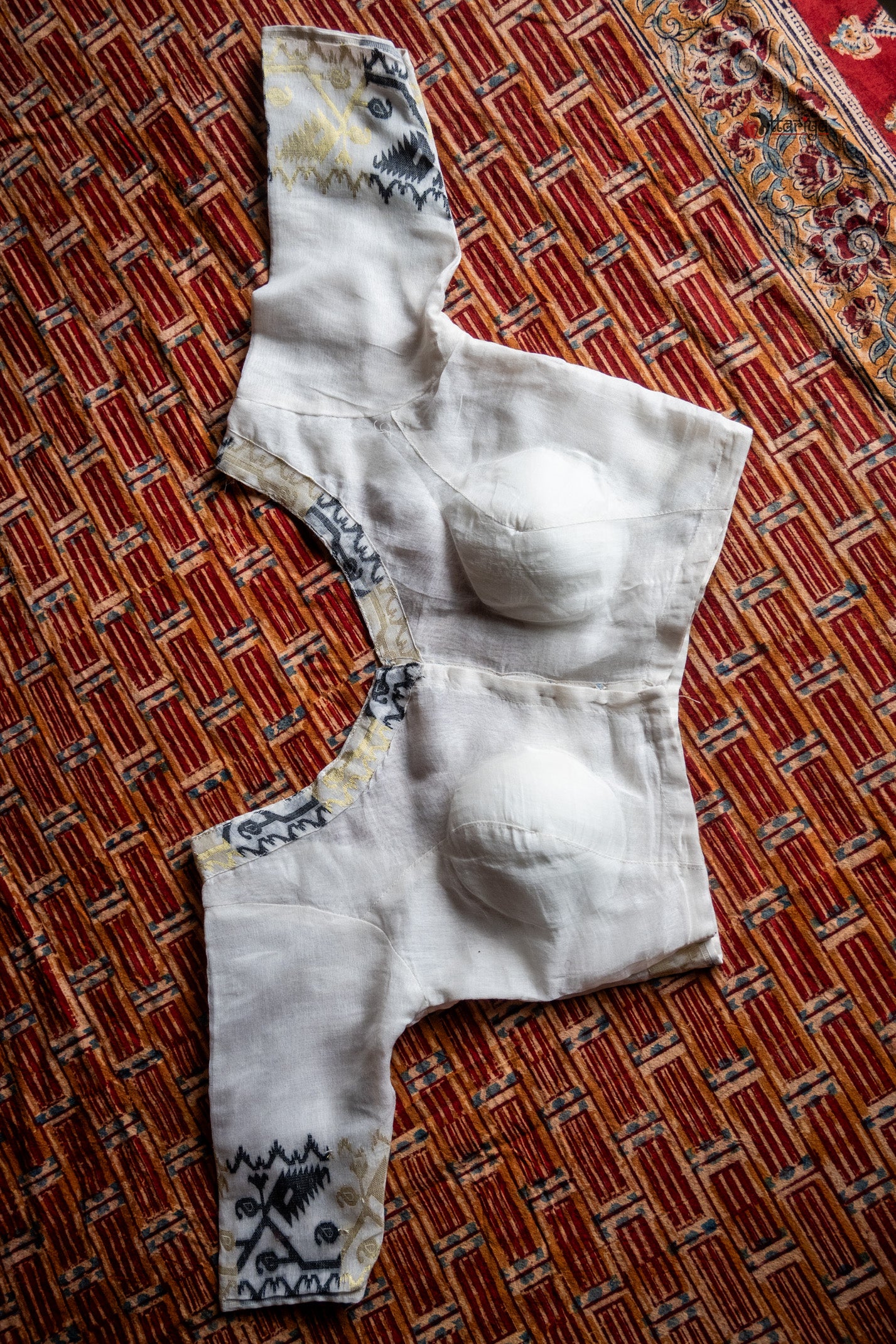 White Jamdani Blouse