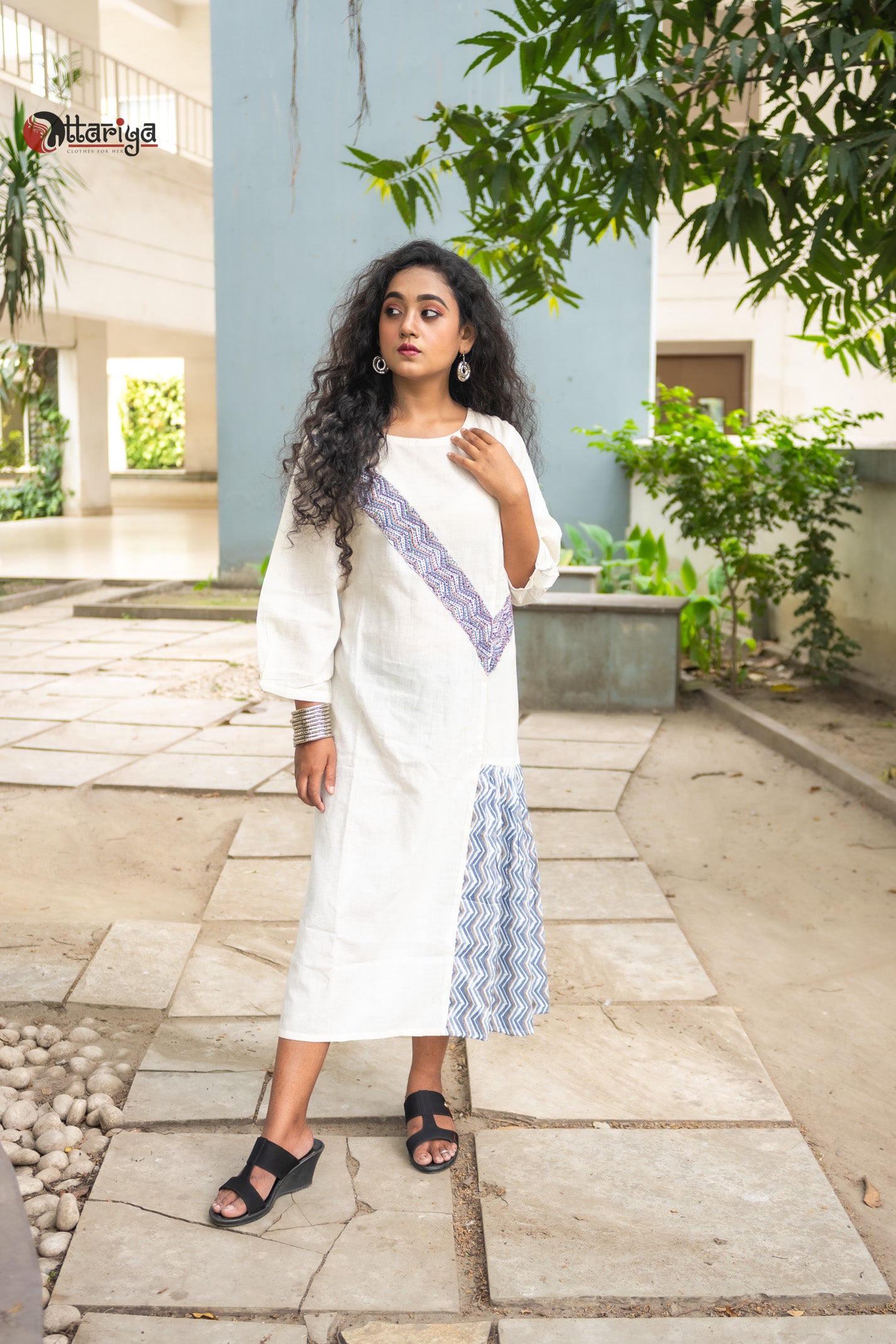 Ishq Khadi Cotton Dress