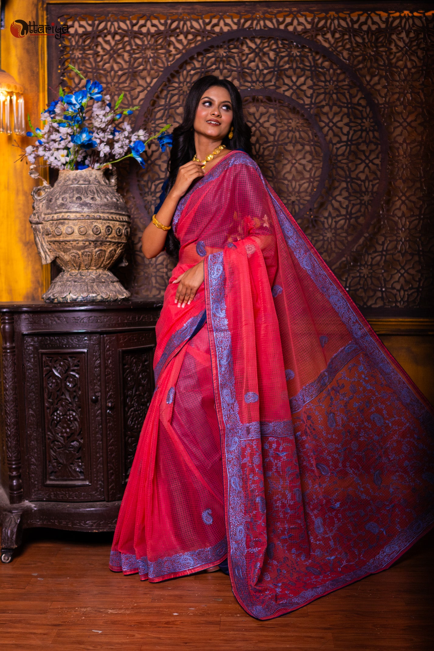 Grace Kahiwari saree