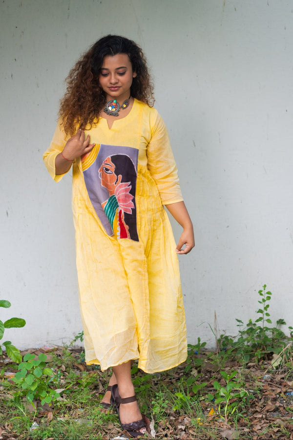 Holud Pakhi Dress - Uttariya