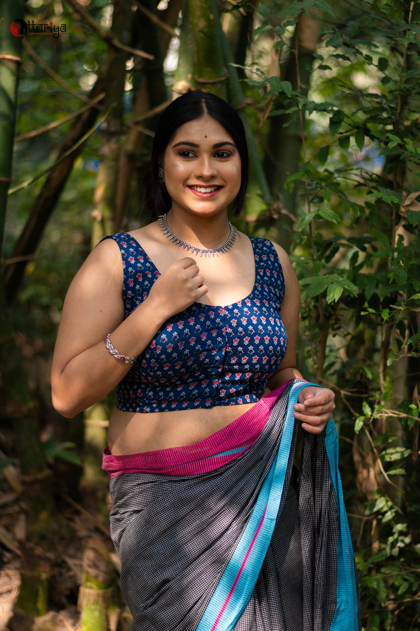 Blue Bindi Blouse