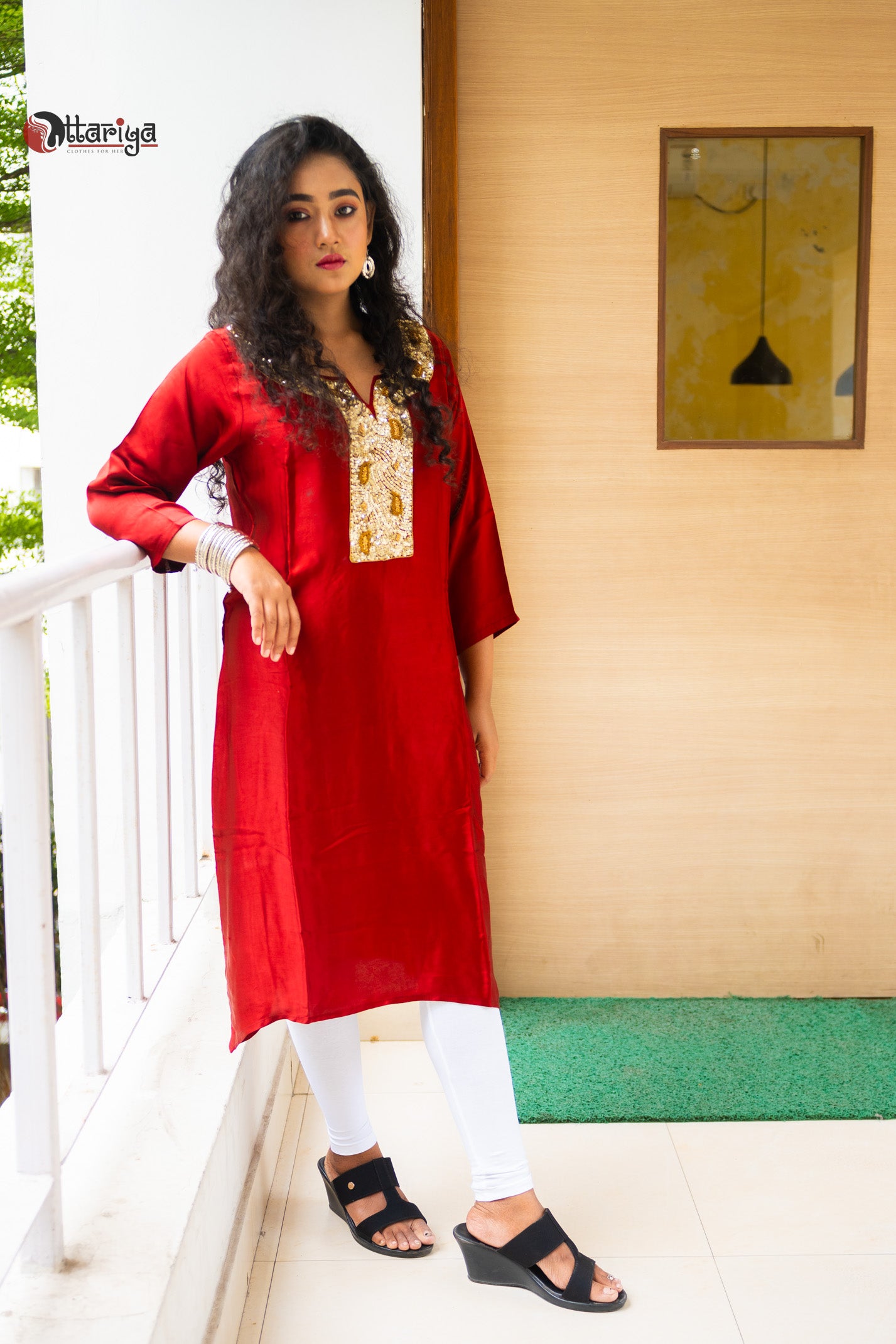 Roshniya Modal Silk Kurta Set