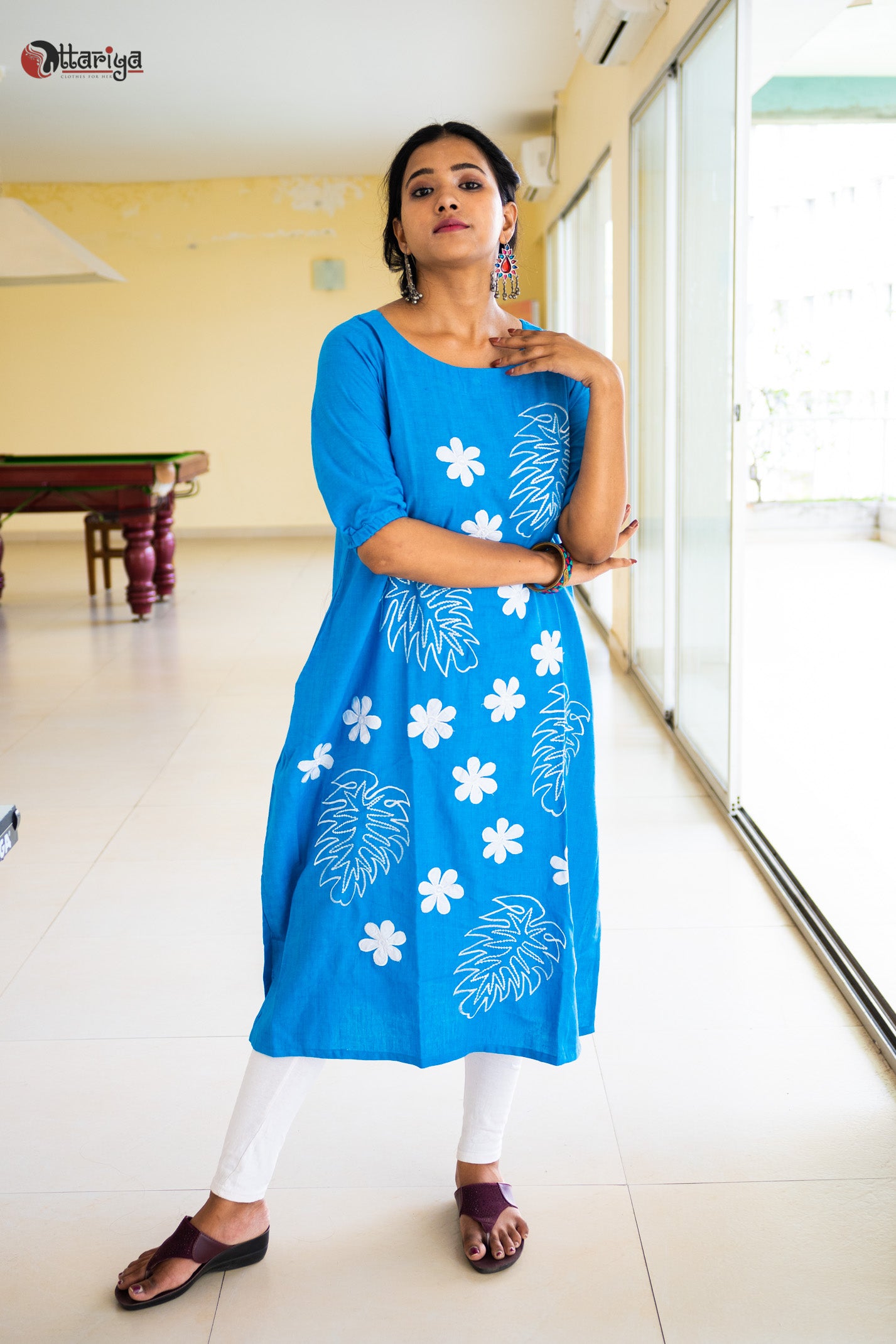 Sky bliss khadi designer  dress