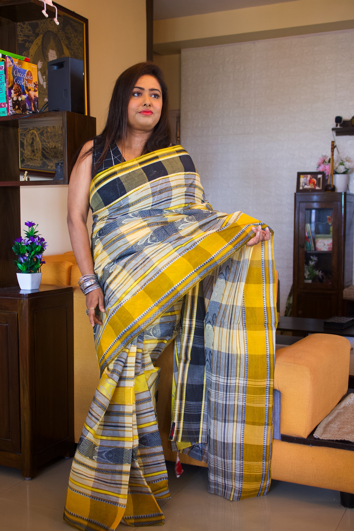 Bengal Blossom Elegance Saree