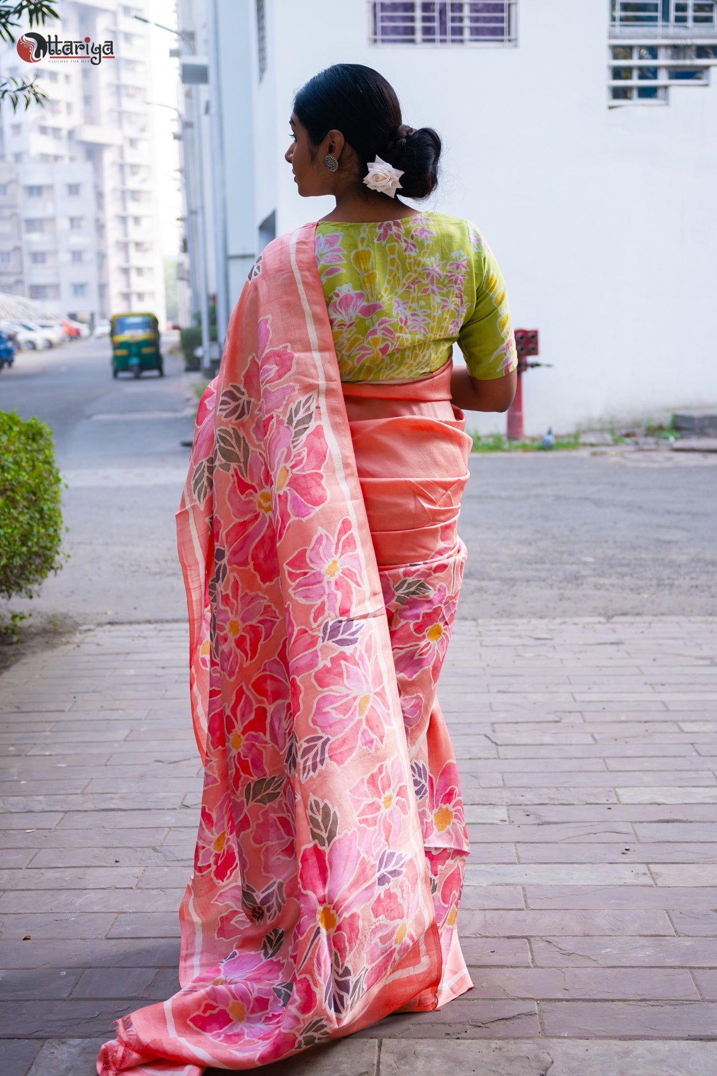 Mystic Blossom Elegance Saree