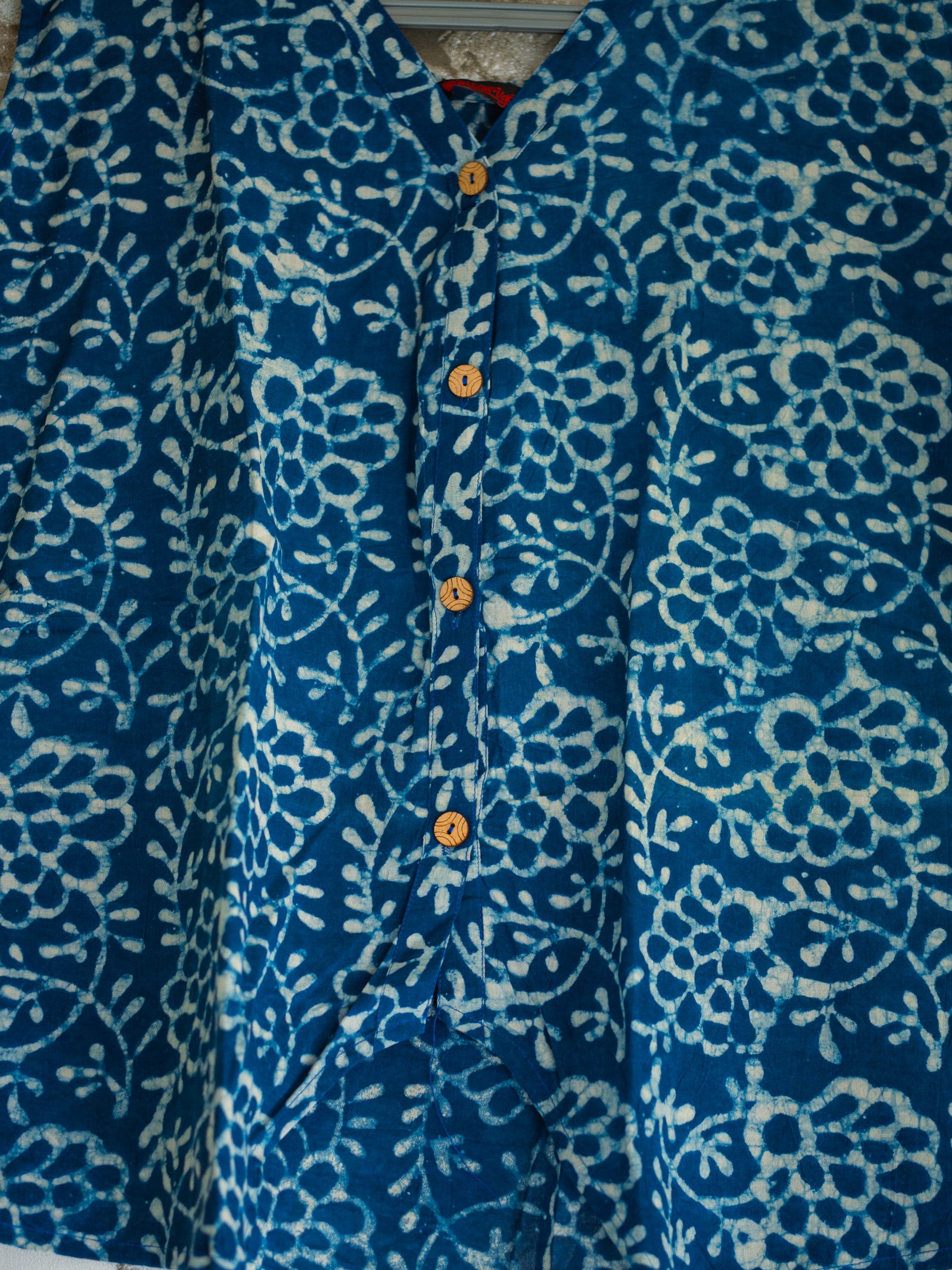 Indigo Cotton Top