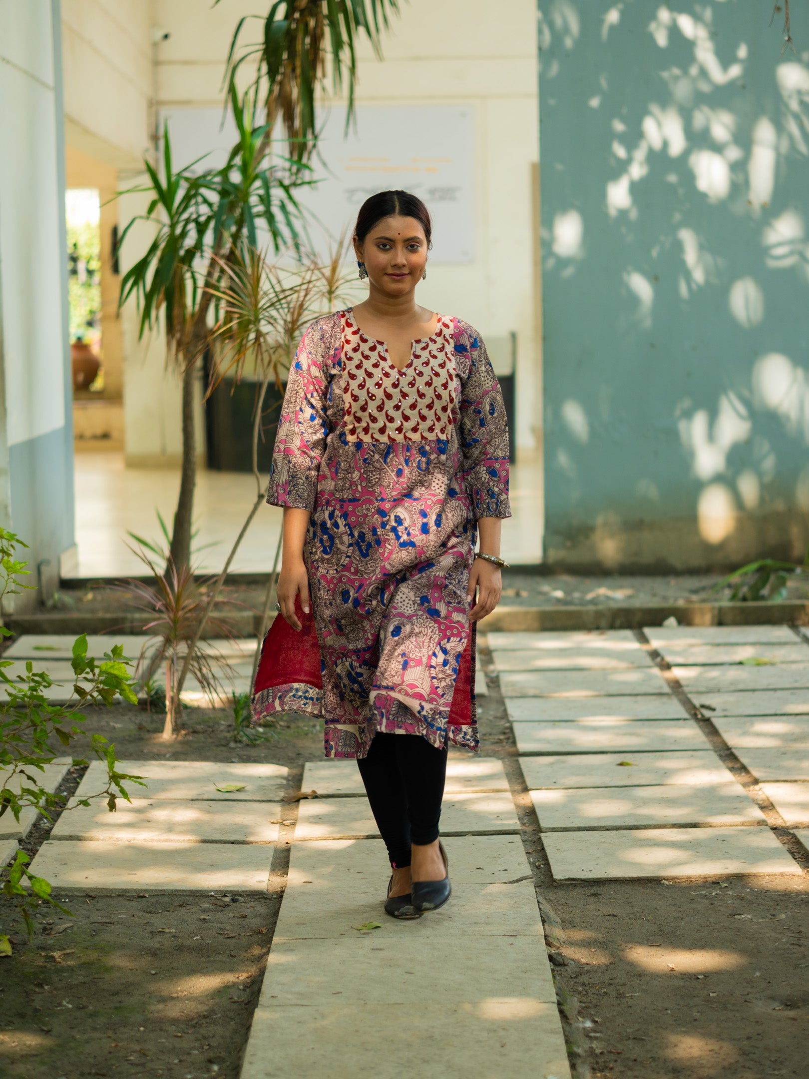 Rangrez Designer Kalamkari Cotton Kurta