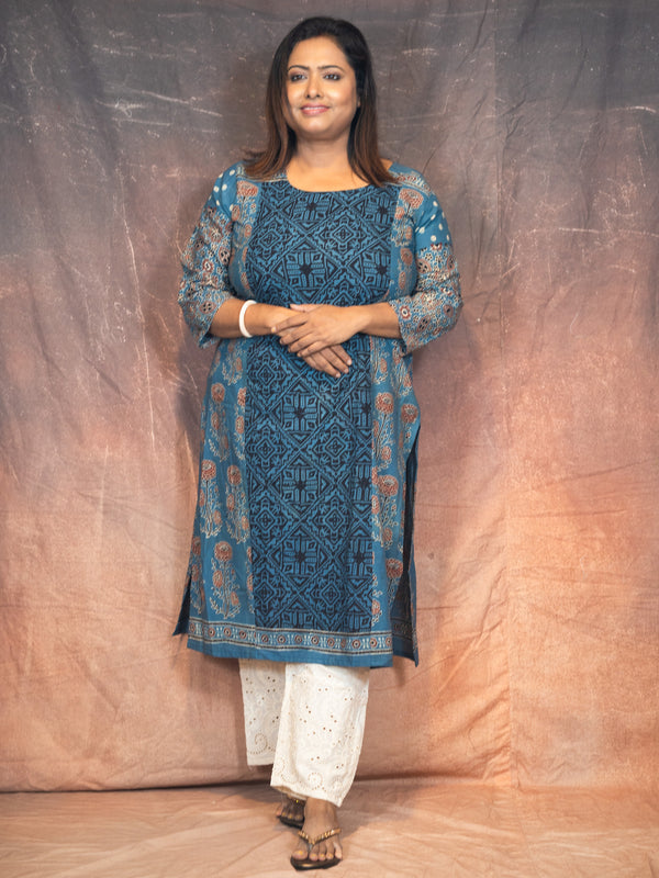 Ajrakh Kurta Set