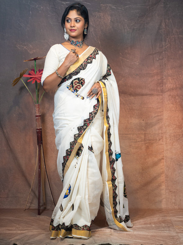 Leafy cotton Saree