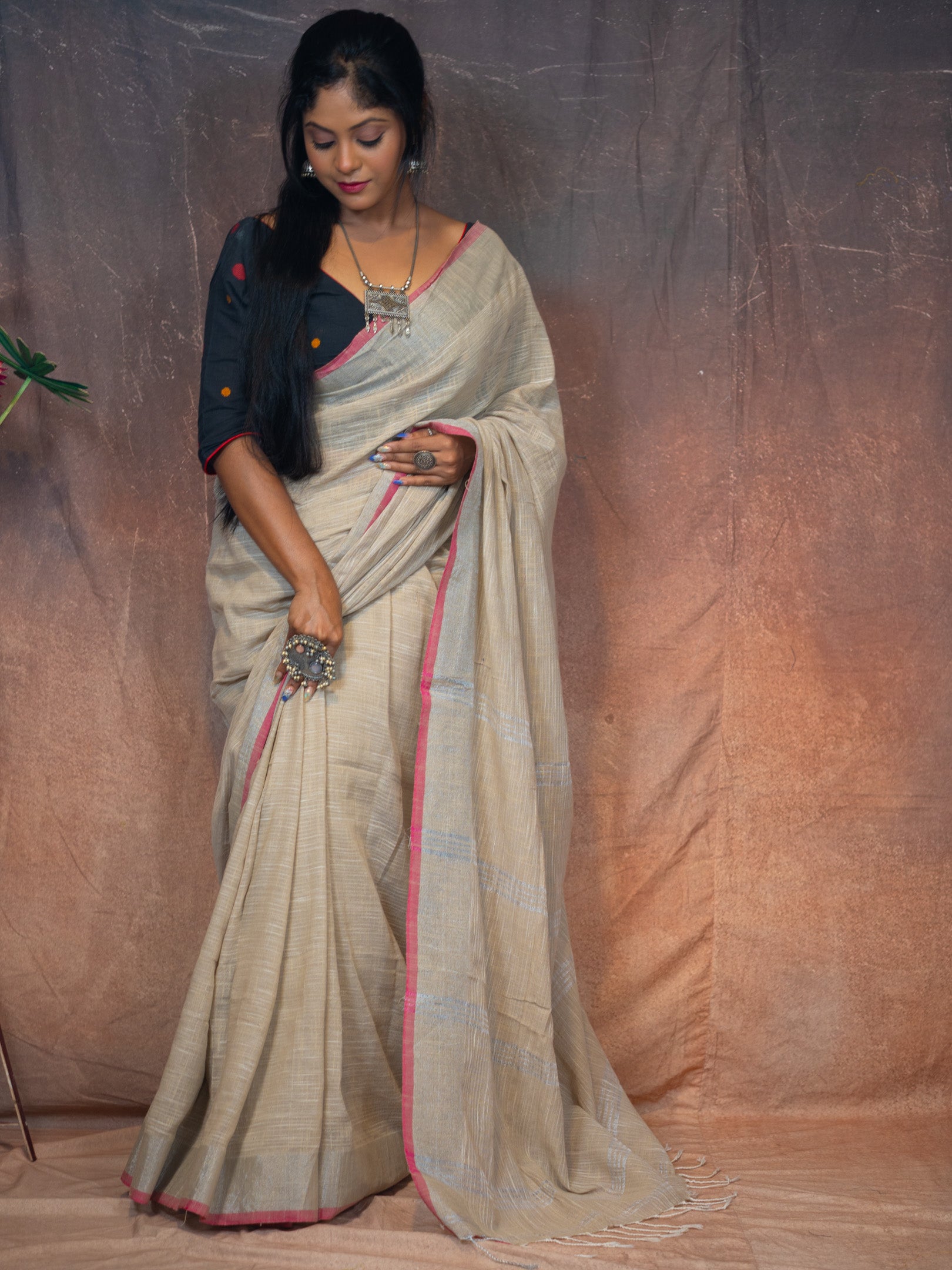 Linen Love saree