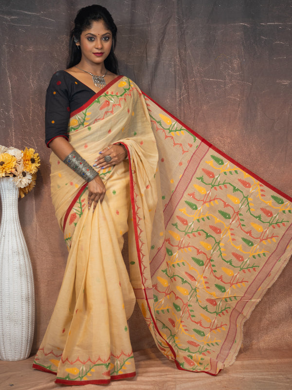 Chandan Jamdani Saree