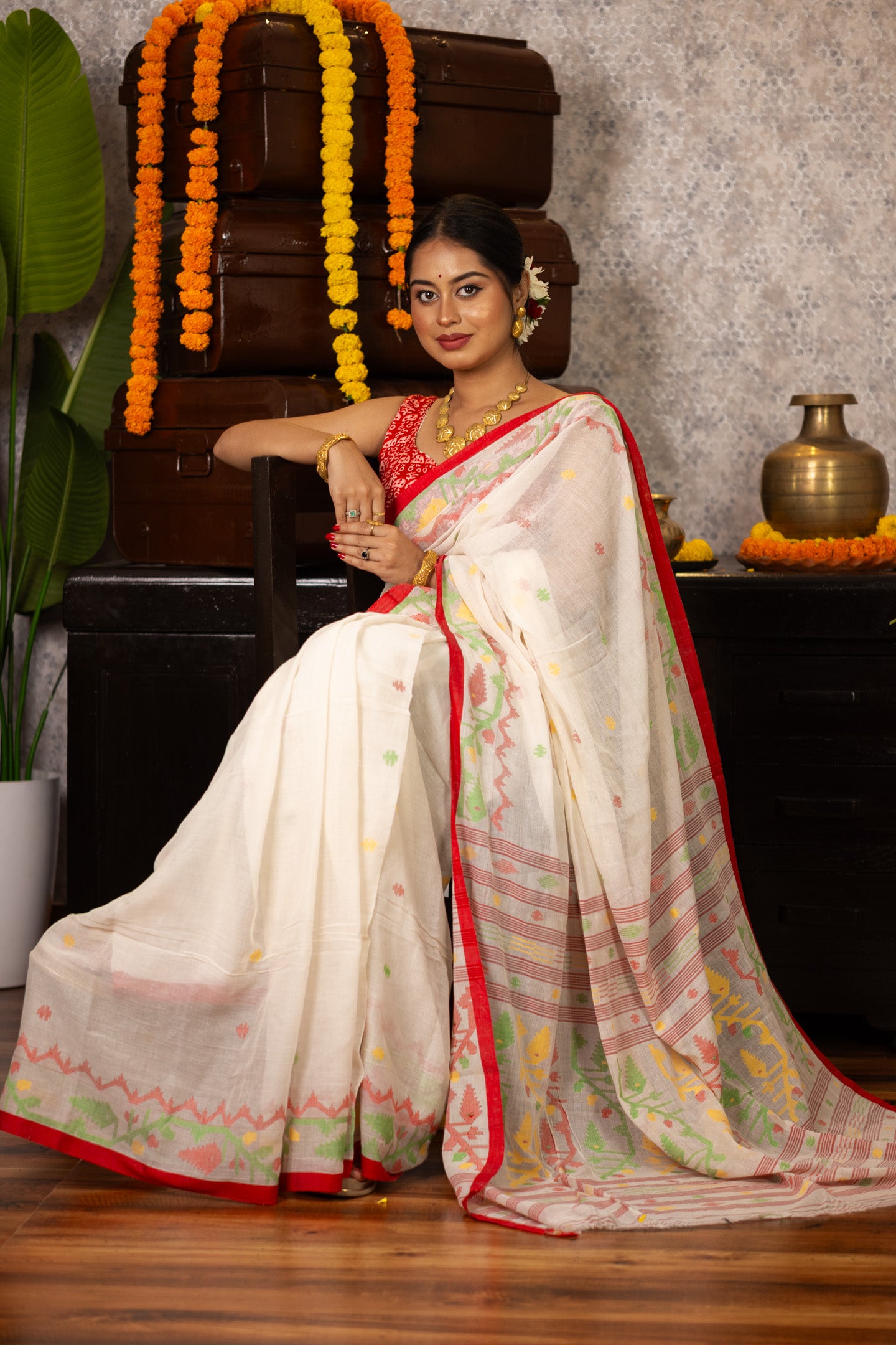 Shubhra Harini – Bengal Handloom Saree