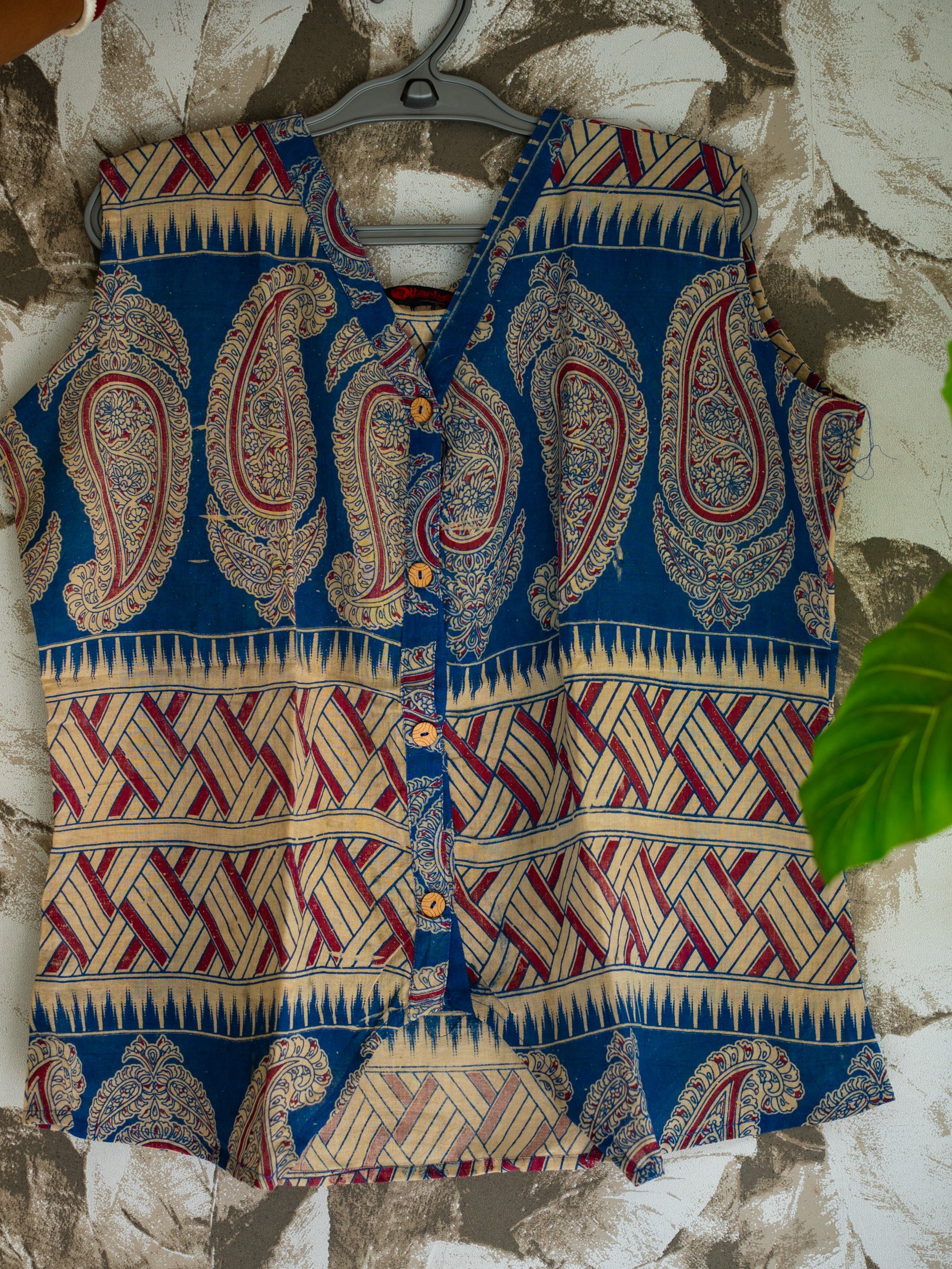 Kalamkari Sleeveless Top