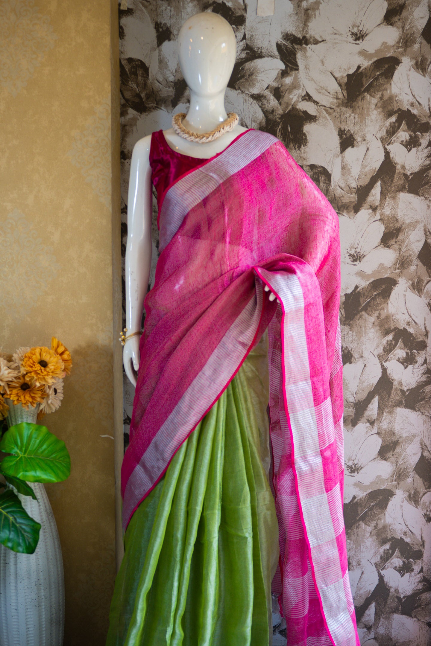 Candy Linen Saree
