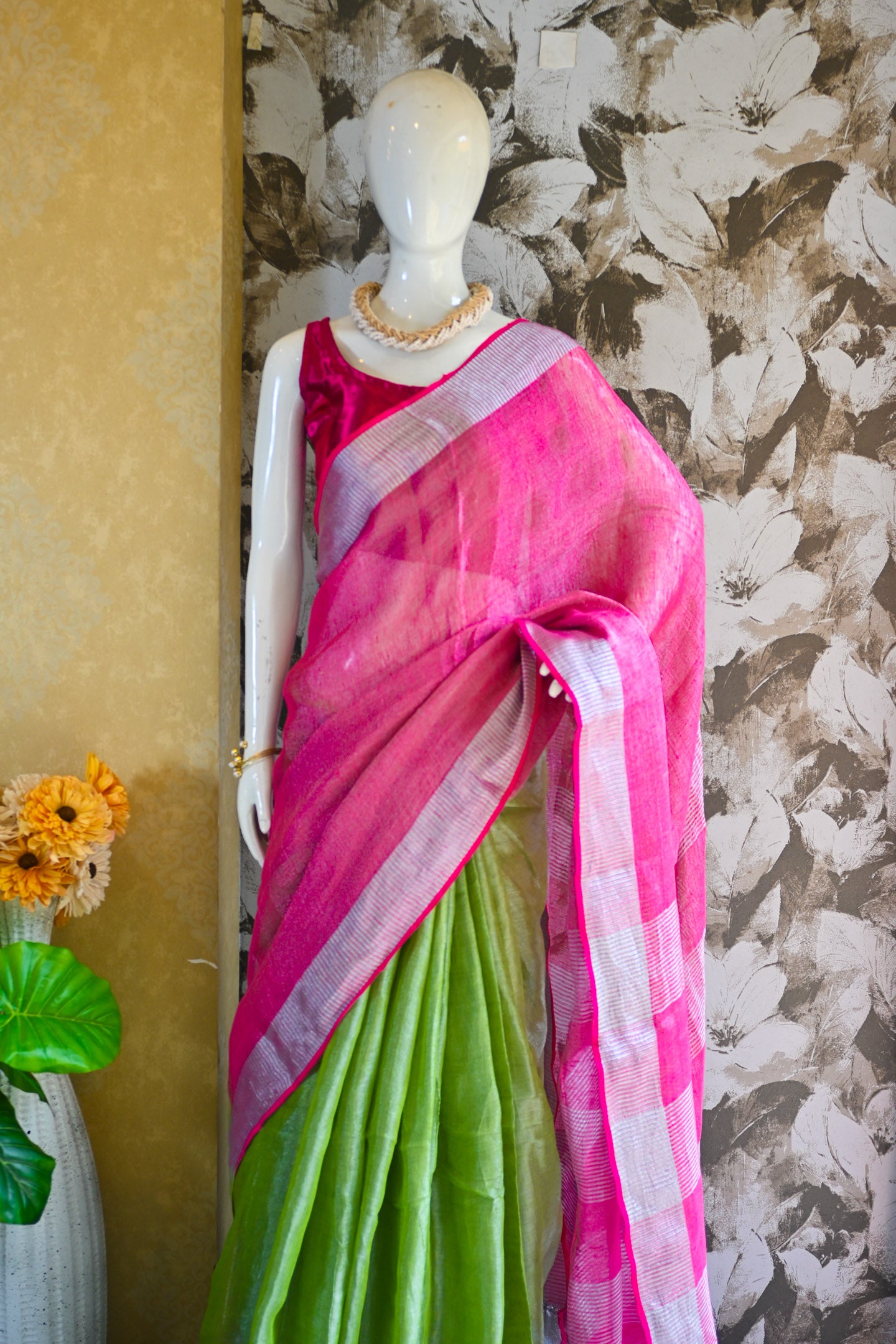 Candy Linen Saree