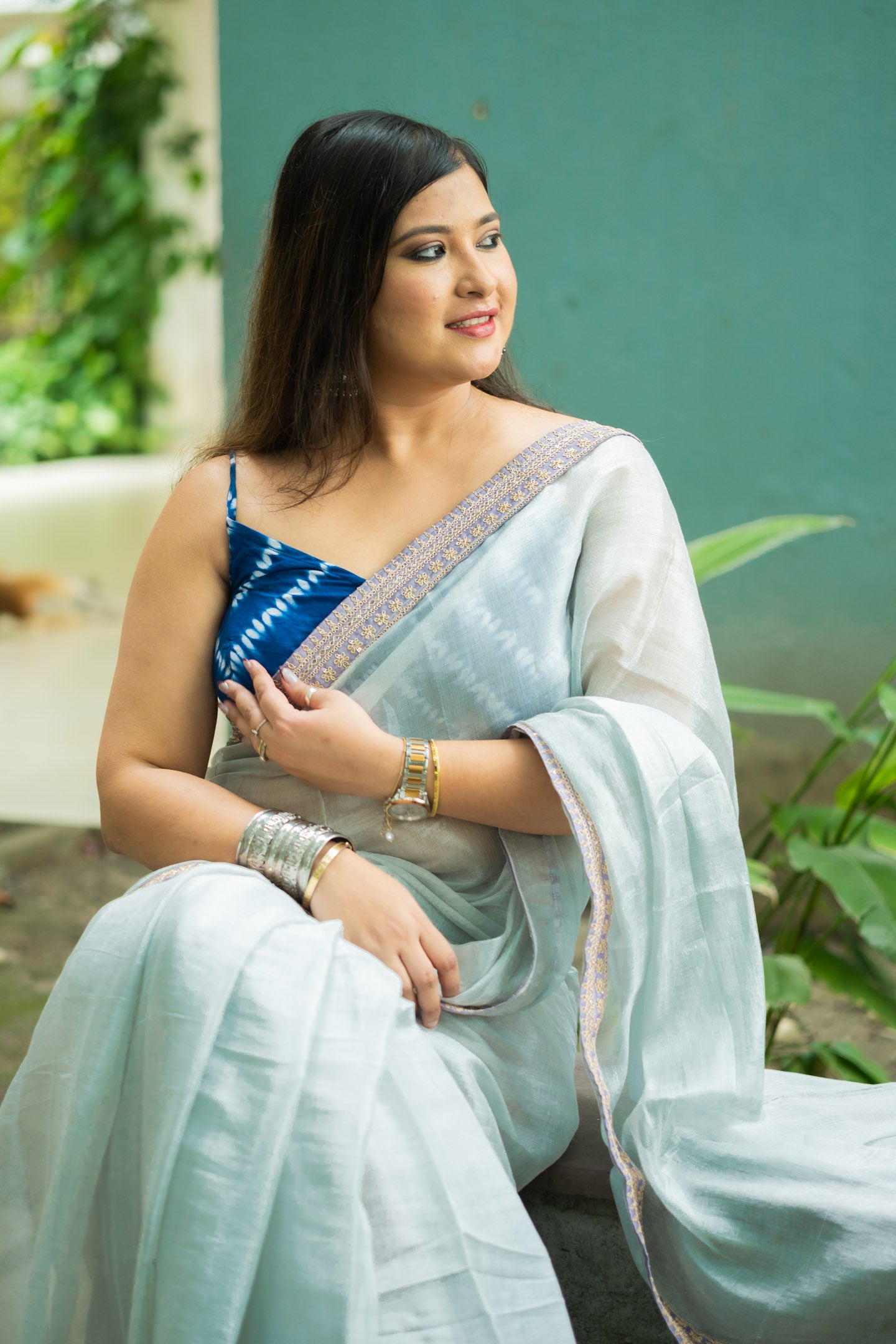 Sky Mahua Saree