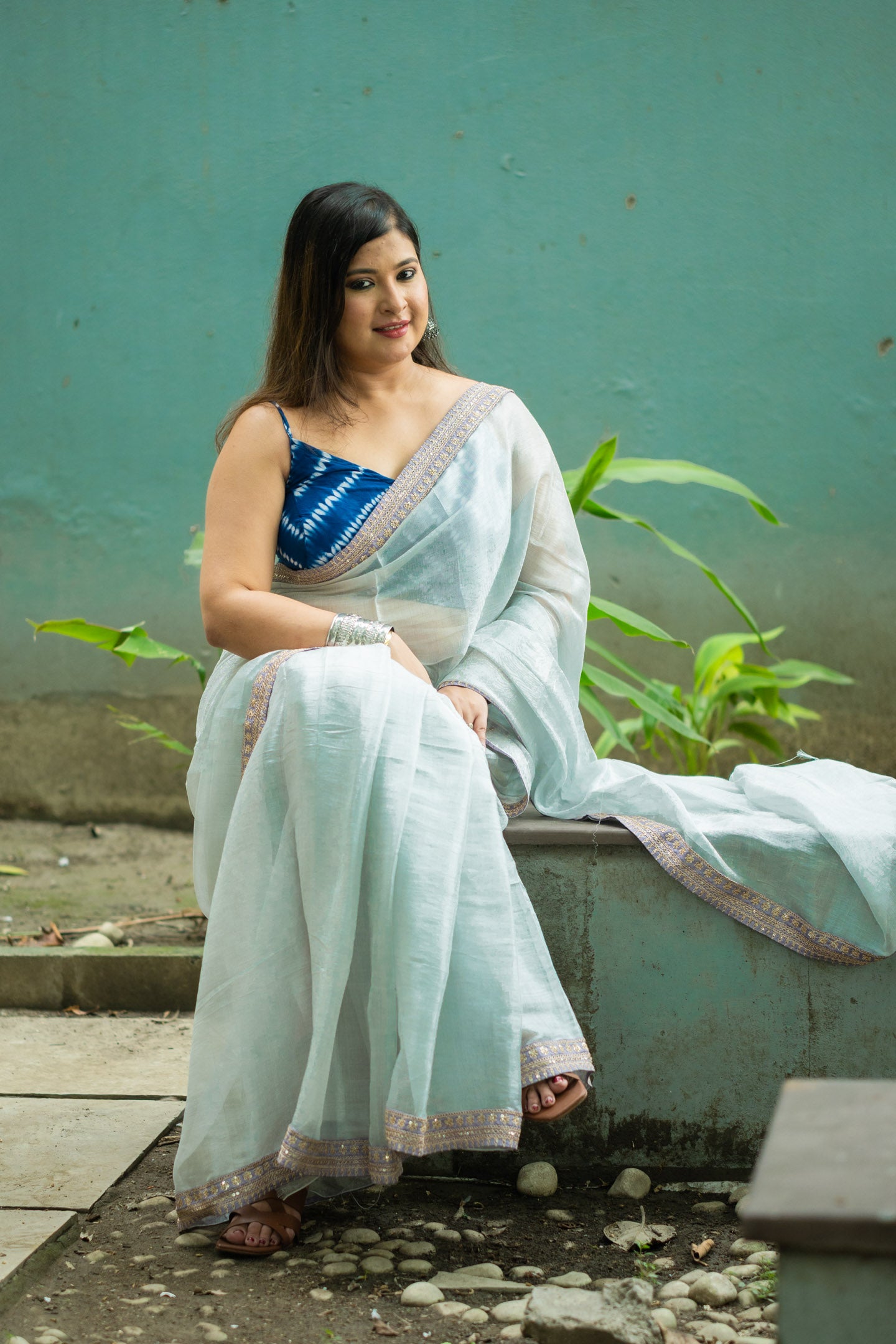 Sky Mahua Saree
