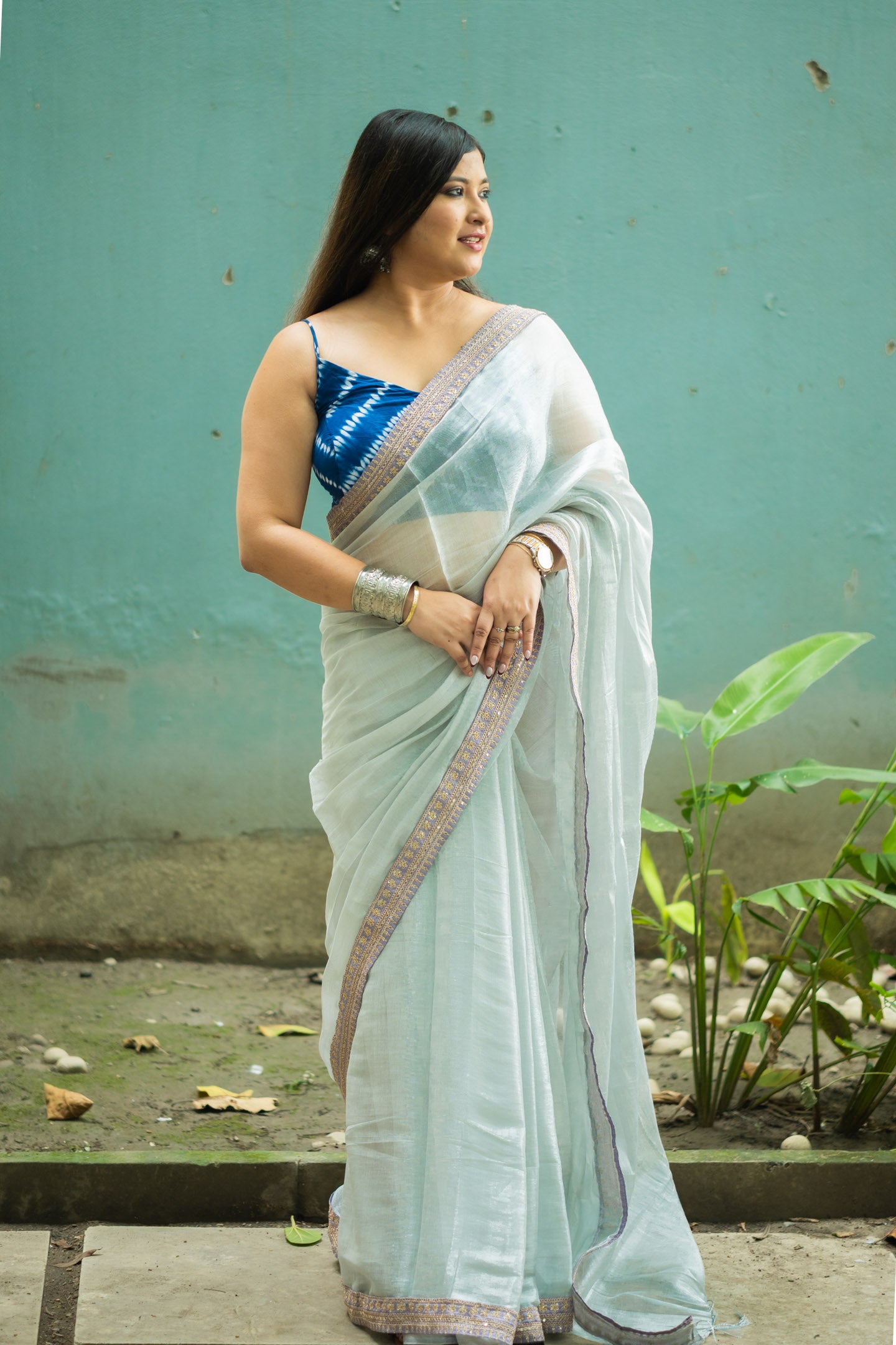 Sky Mahua Saree