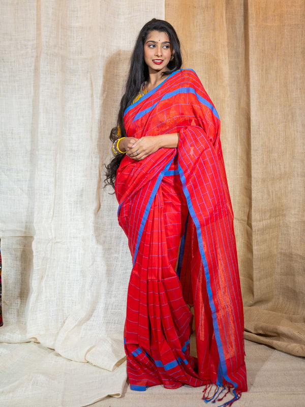 Woven Design Saree - Uttariya