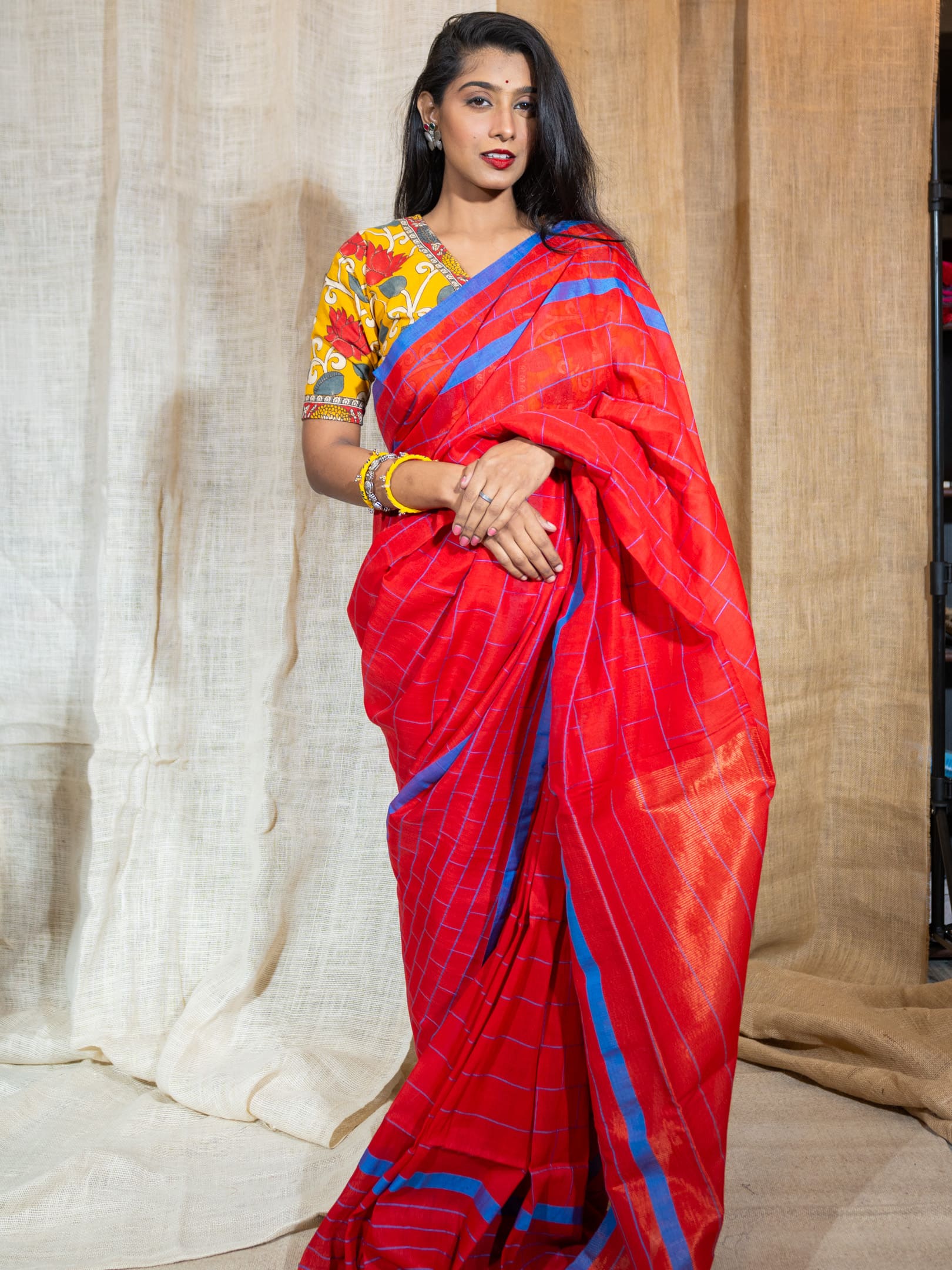 Woven Design Saree