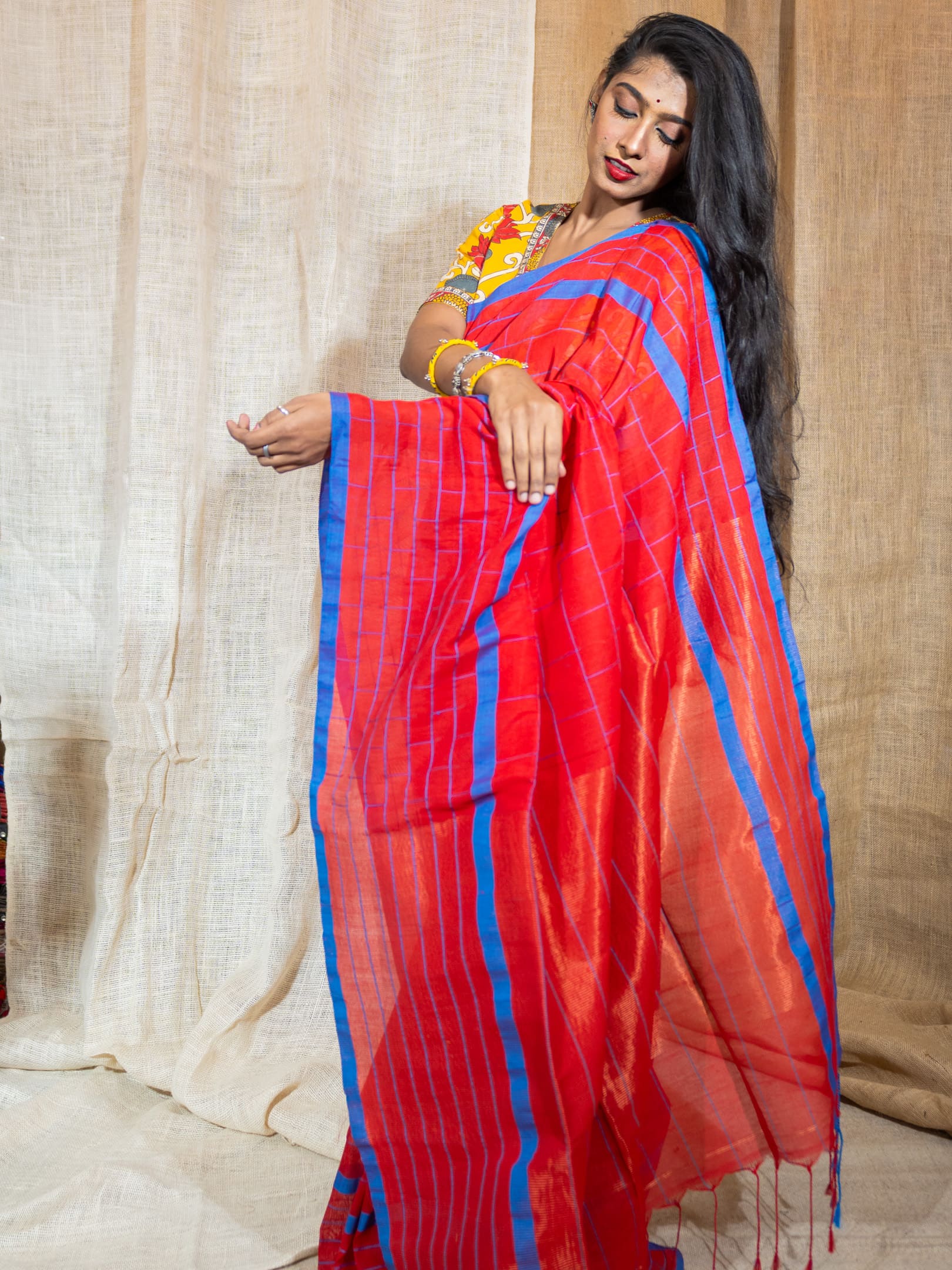 Woven Design Saree