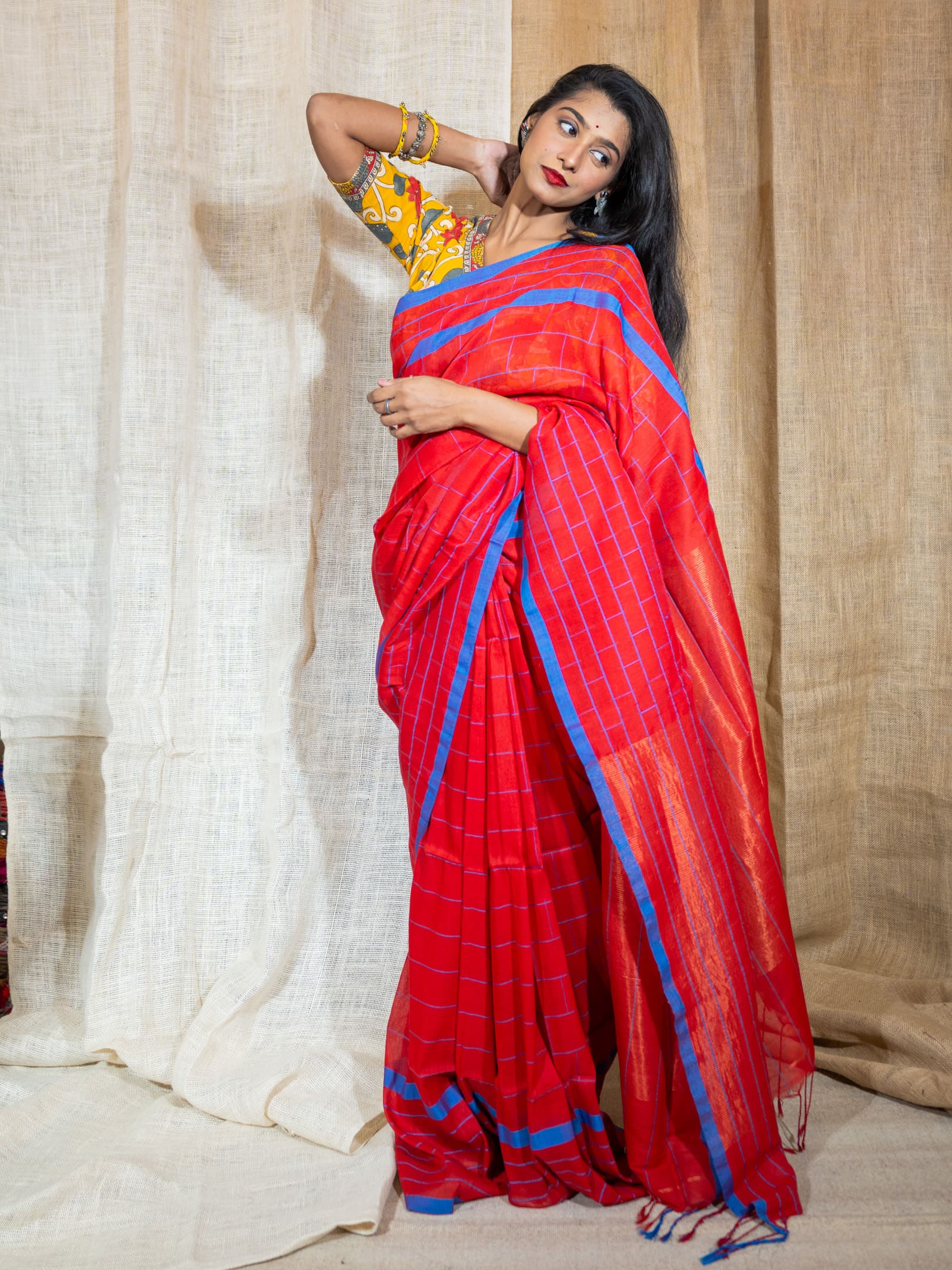 Woven Design Saree