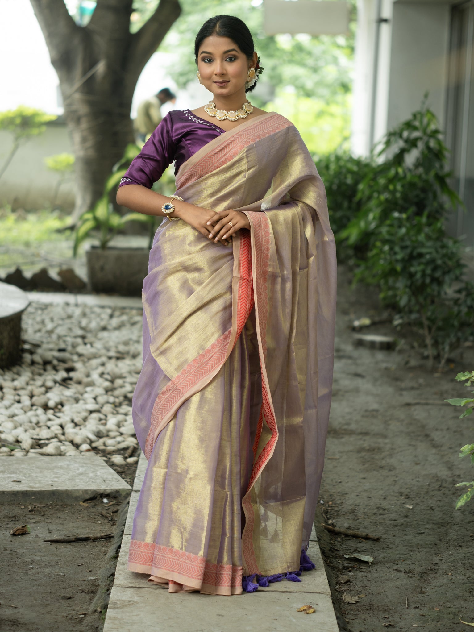 Tissue Saree