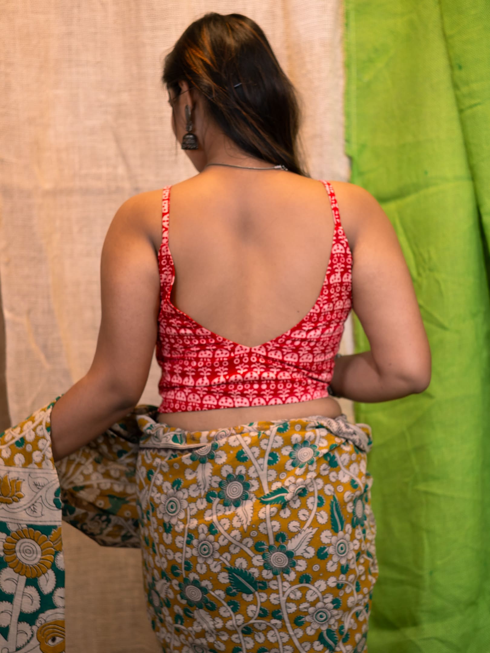 Bralette Crop-Top Blouse