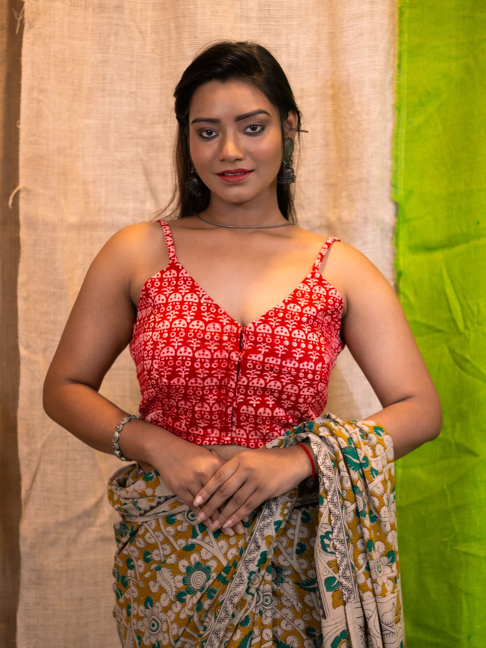 Bralette Crop-Top Blouse