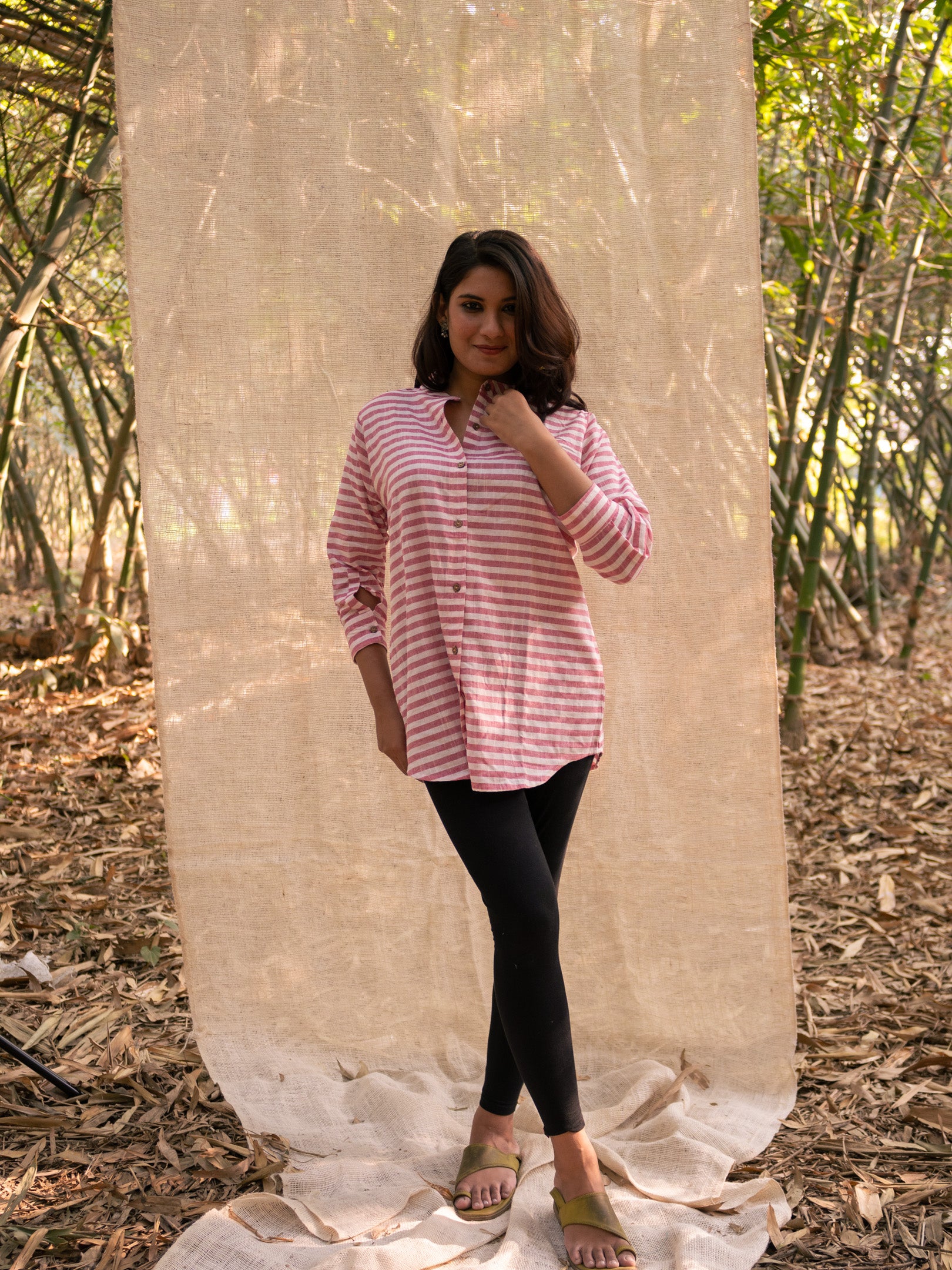 Short hand crafted shirt