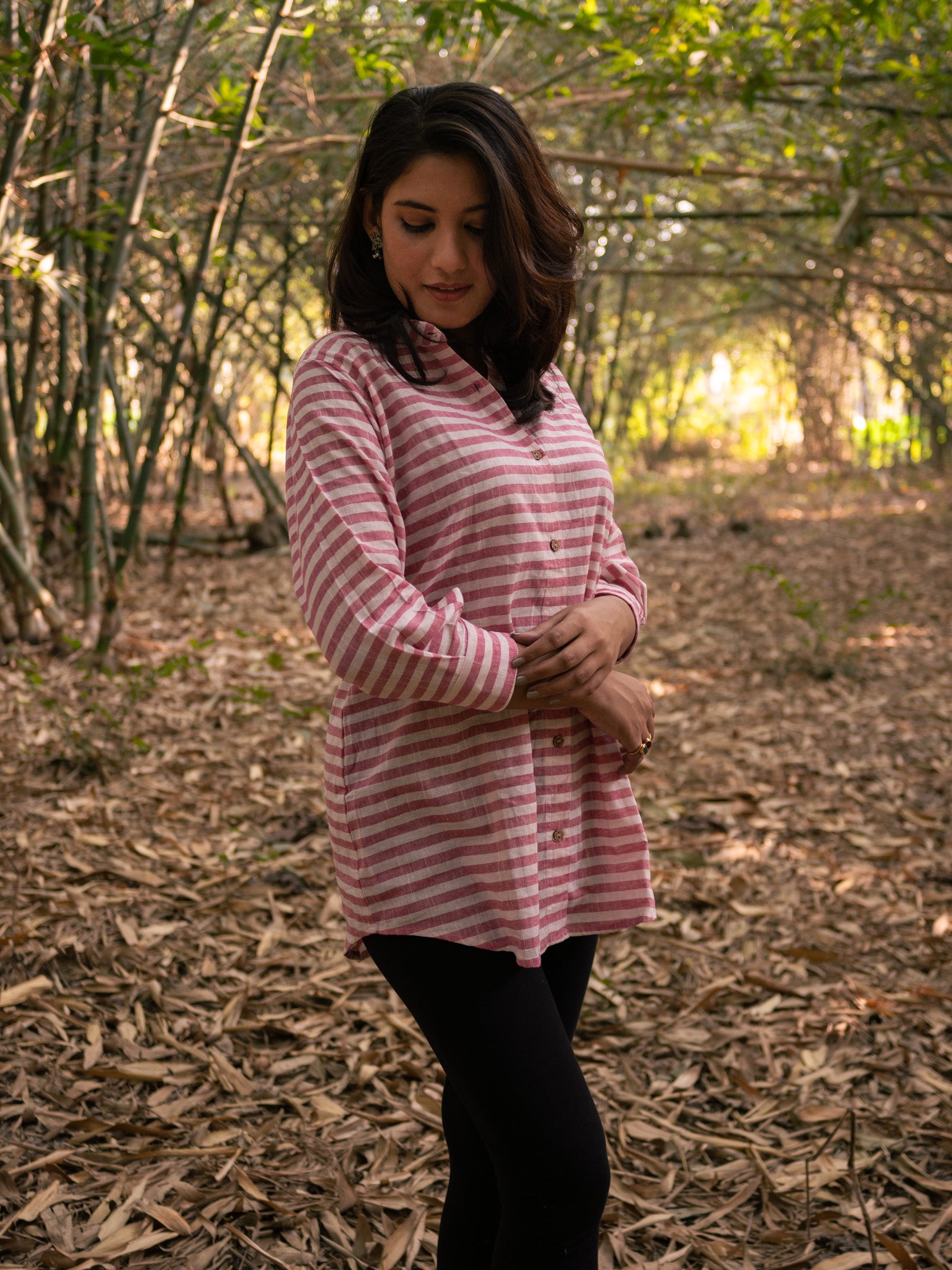 Short hand crafted shirt