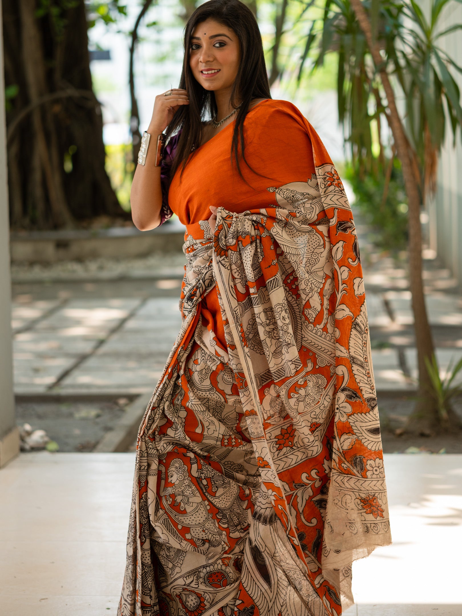 Agun Kalamkari Saree