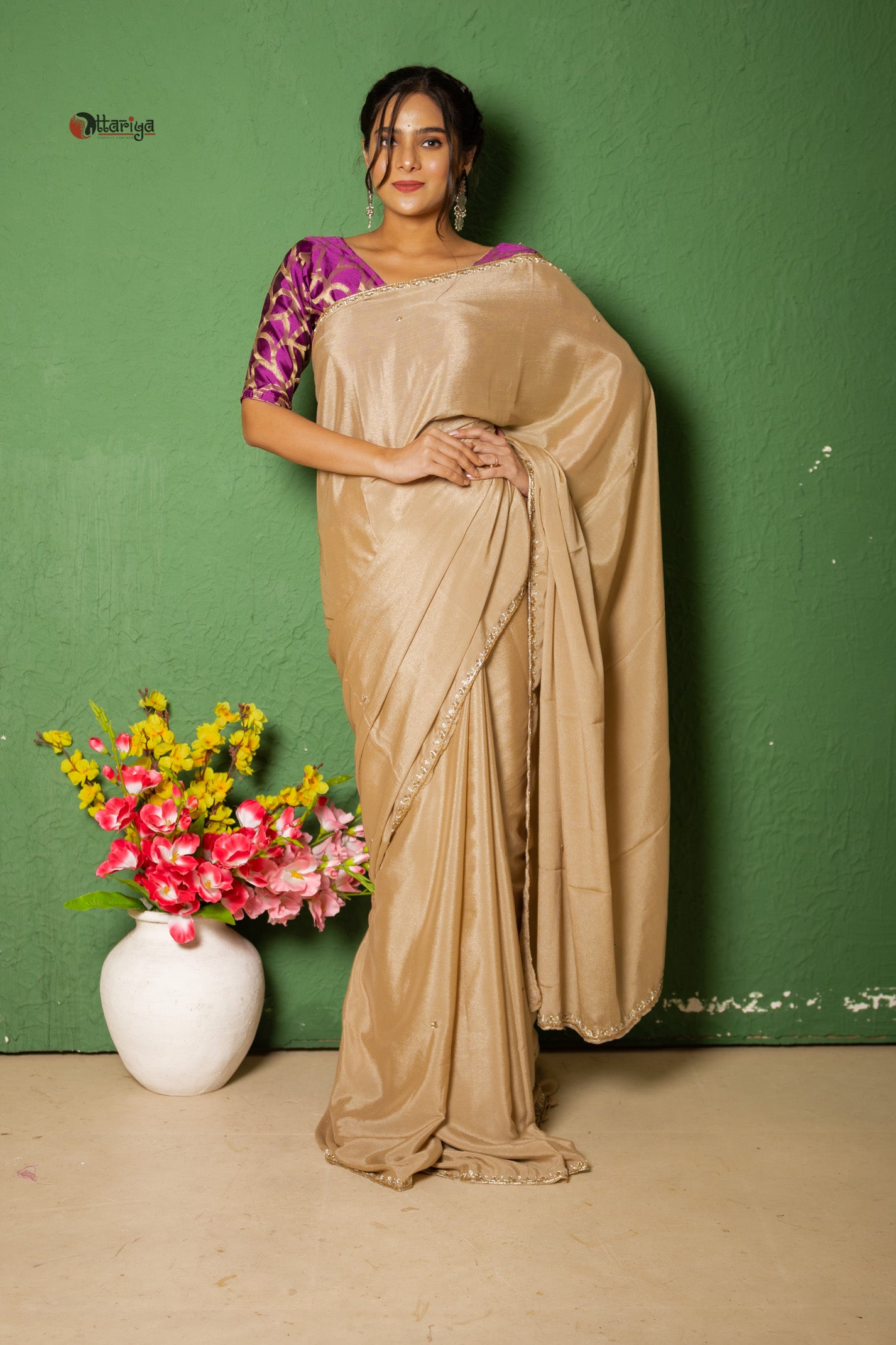 Shine starly saree
