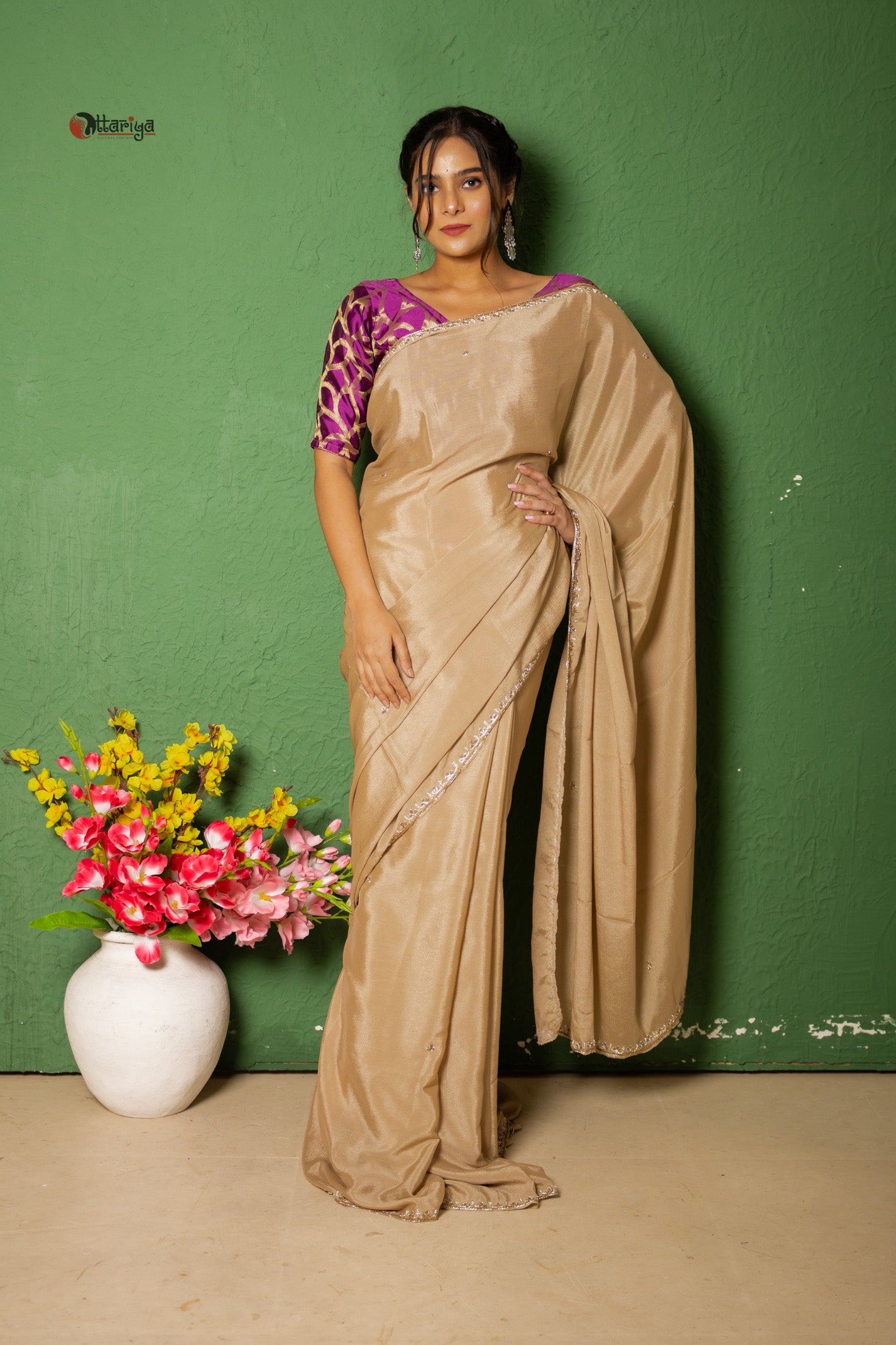 Shine starly saree