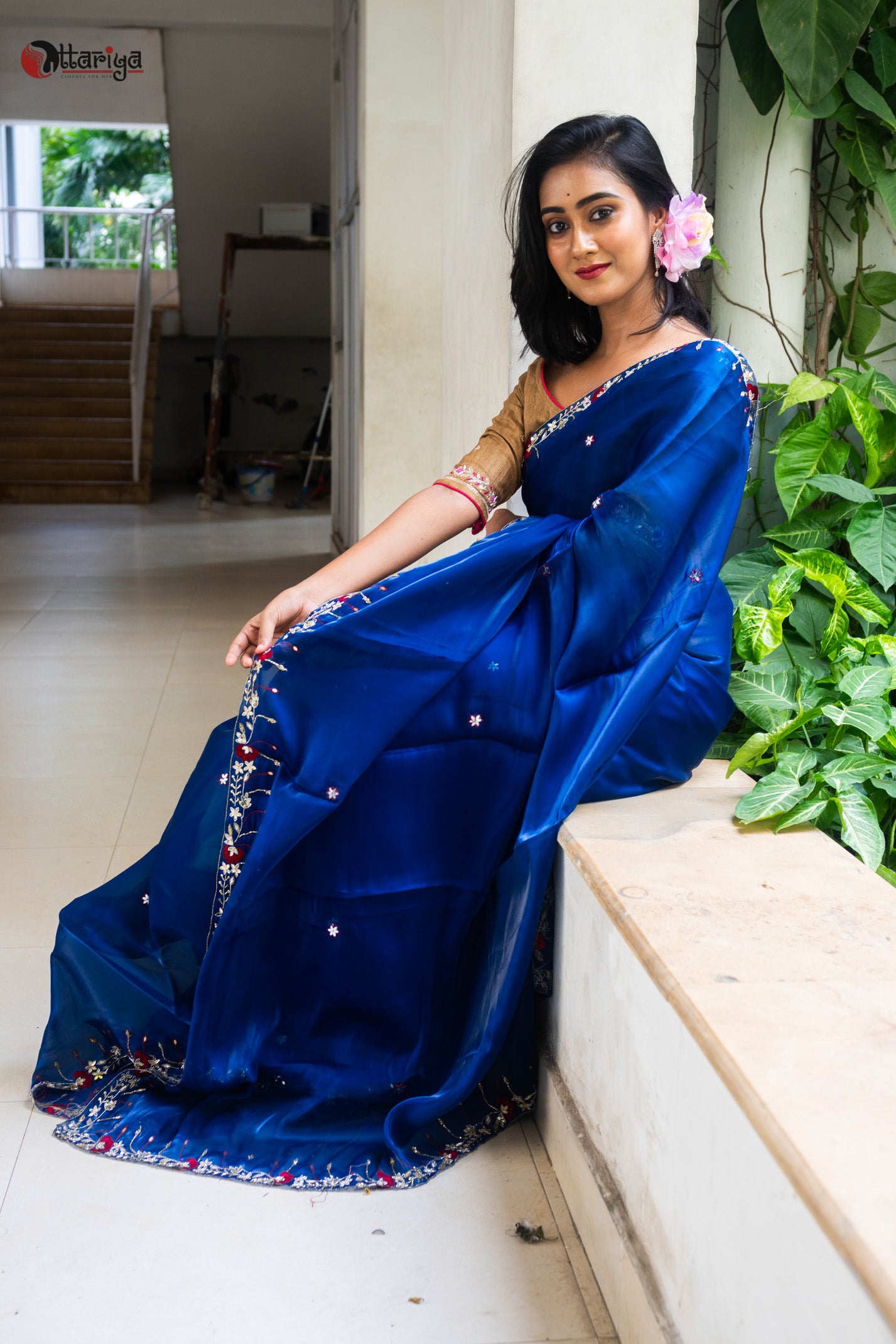 Splendor Zardosi Silk Saree