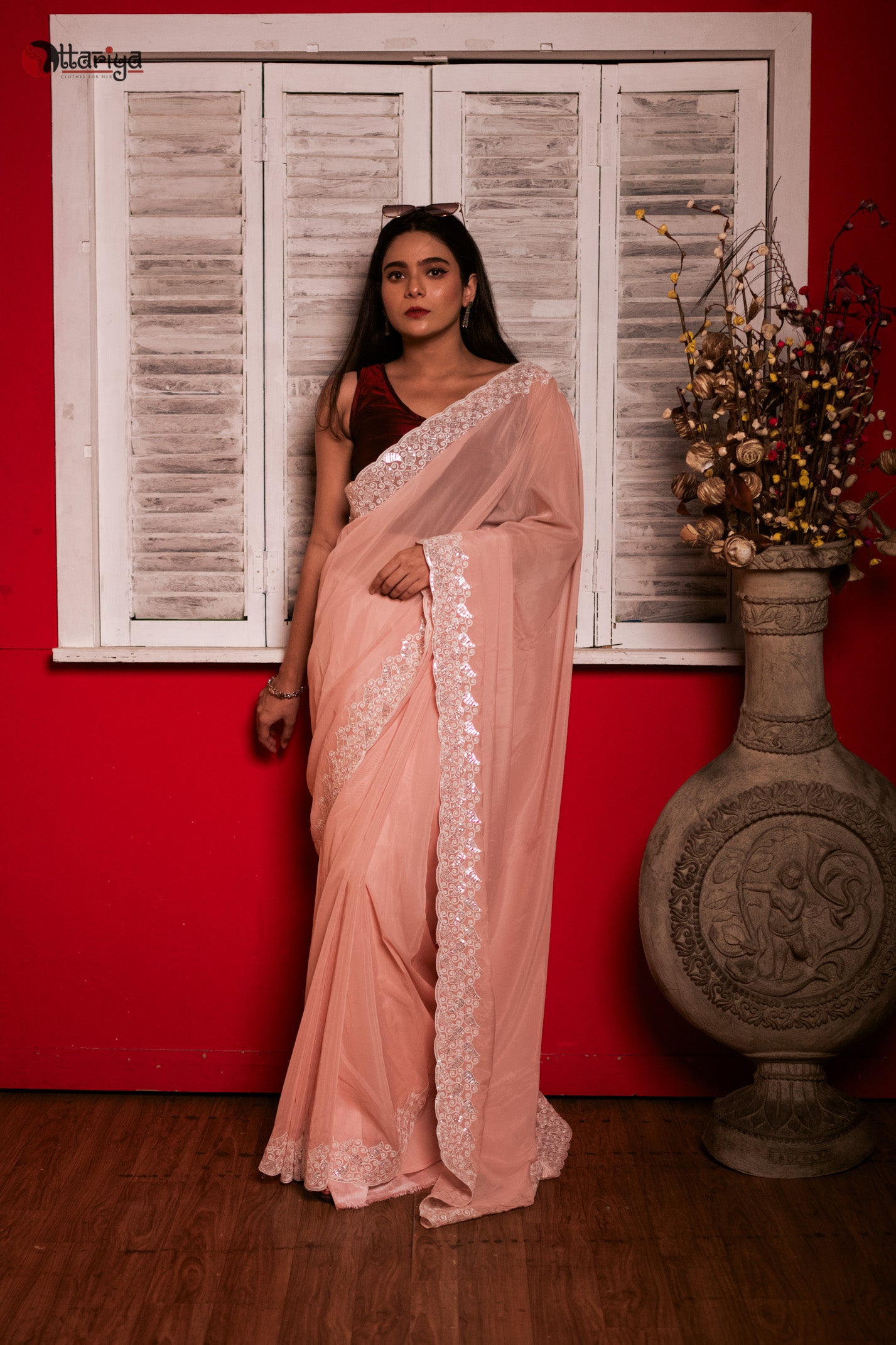 Mystic Allure Zardosi Creation Designer Saree