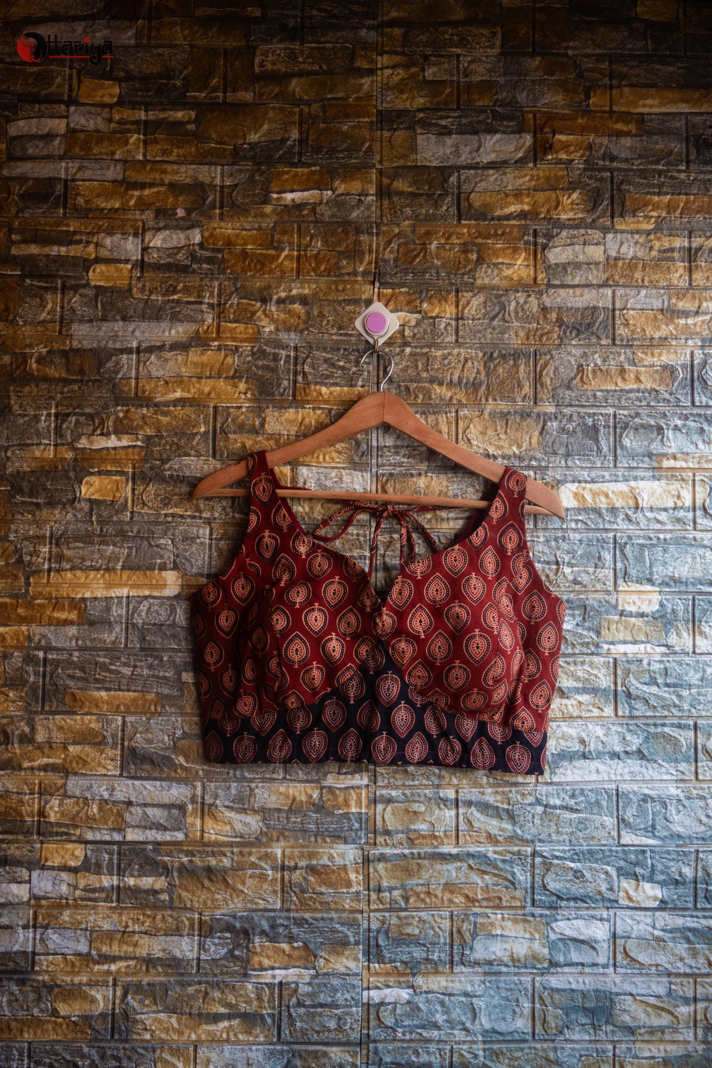 Kalamkari blouse - Uttariya