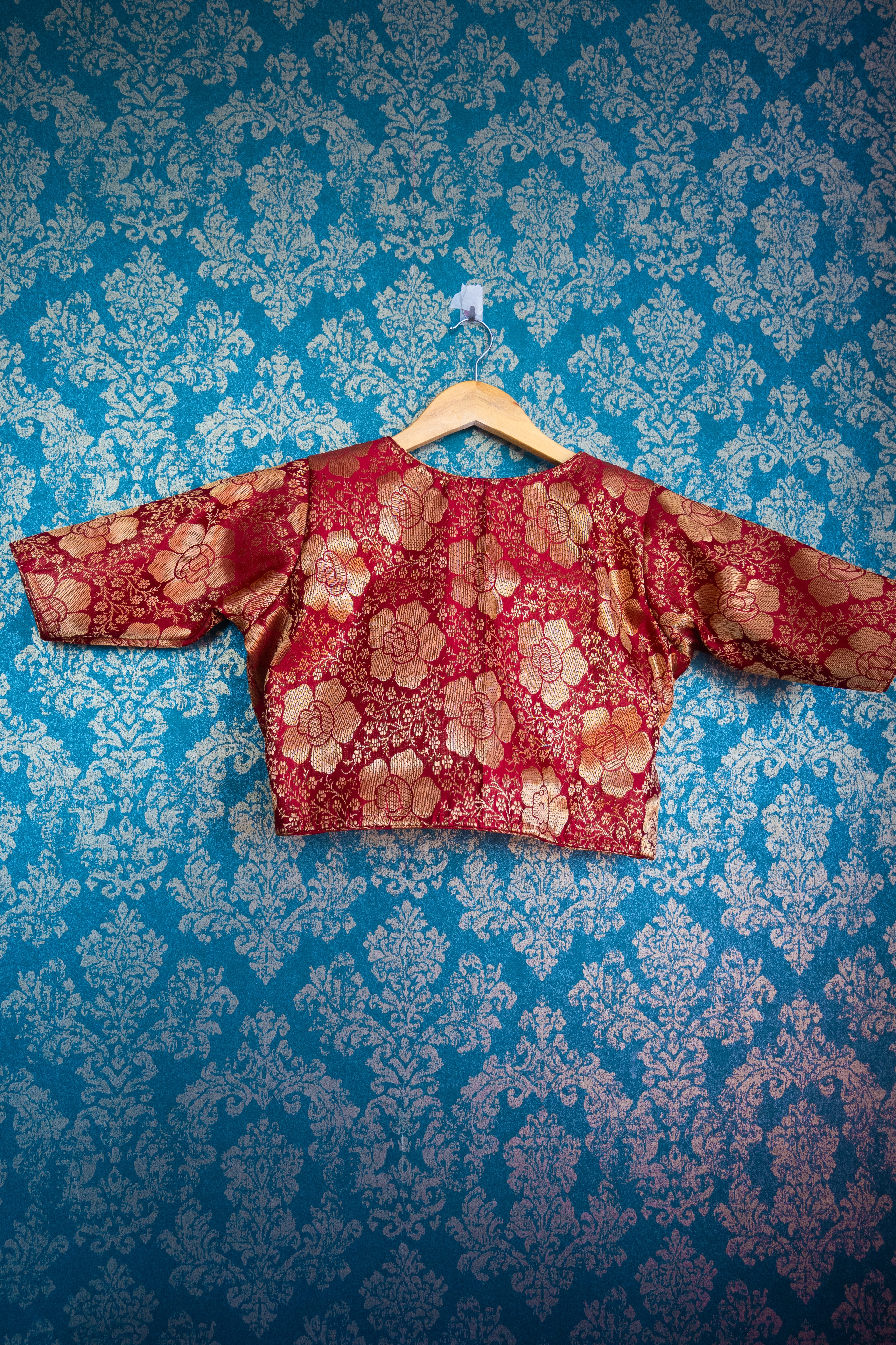 Red era blouse