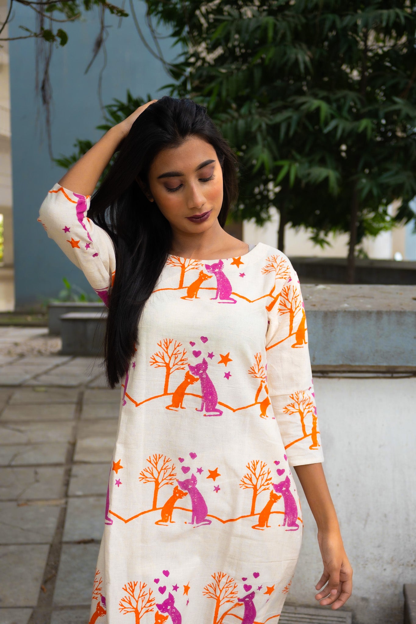 Khadi billi kurti