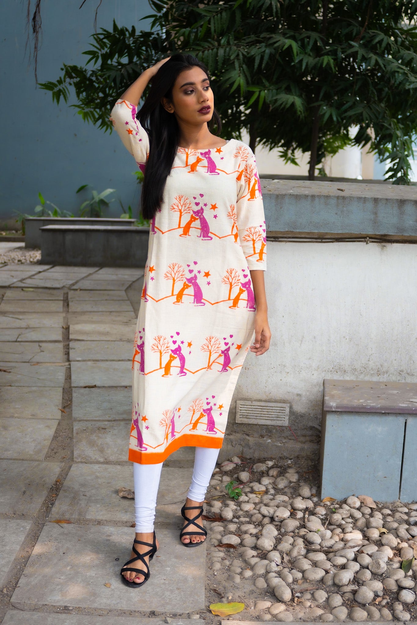 Khadi billi kurti