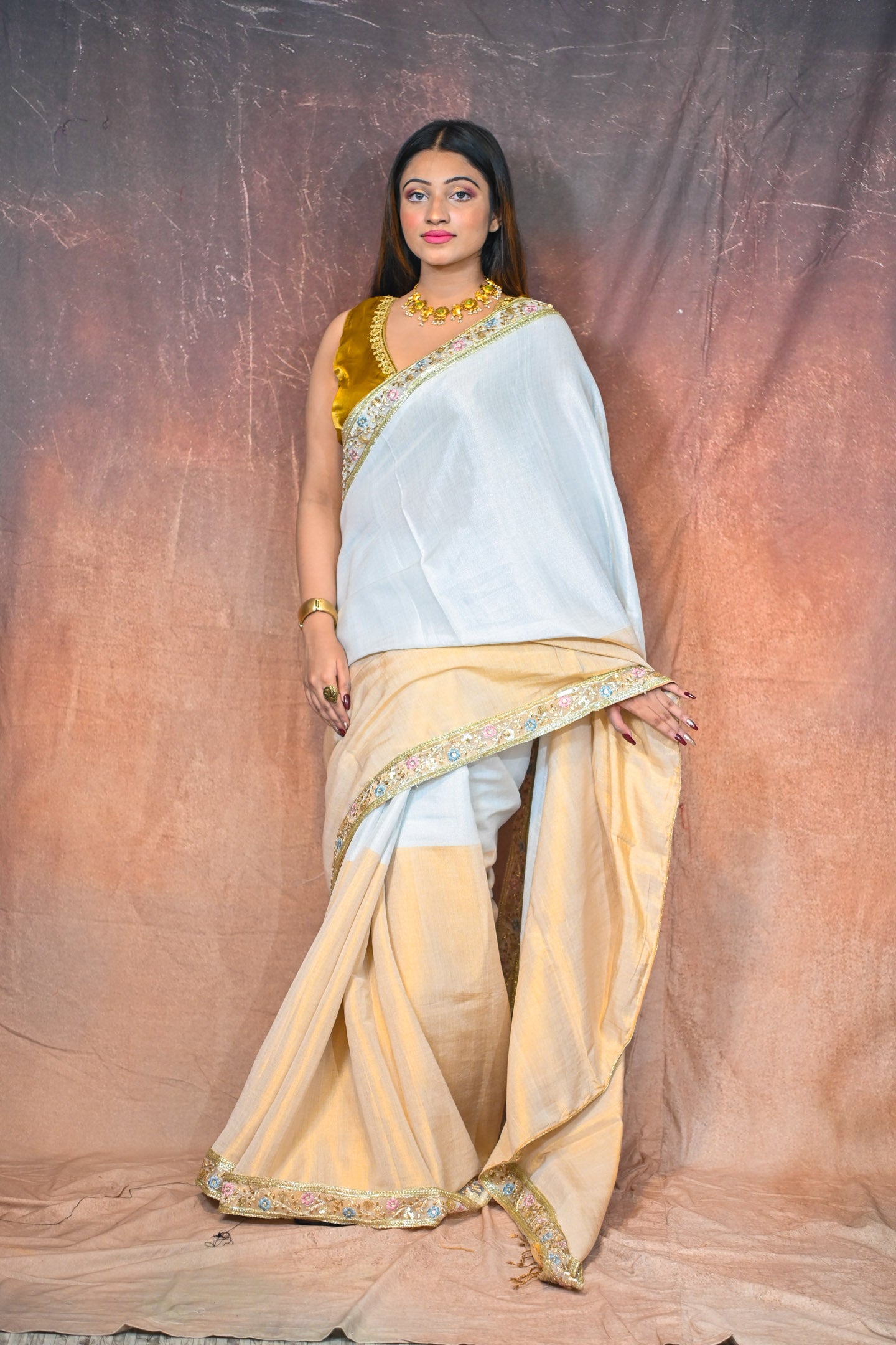 Silgold Silk Zardosi Saree