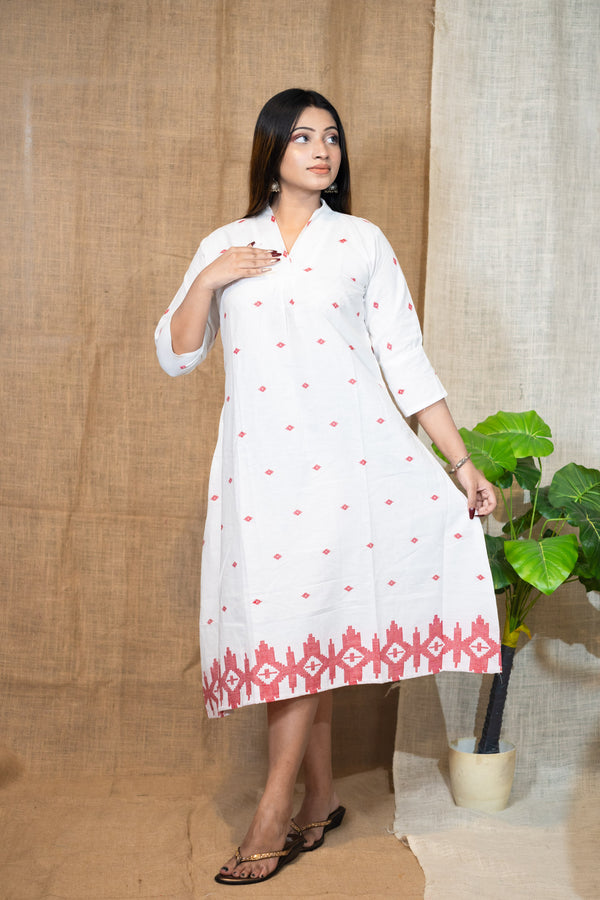 Shankha — Handwoven Jamdani Dress