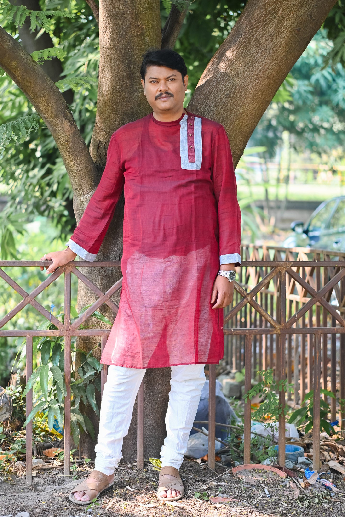 Jamdani long kurta