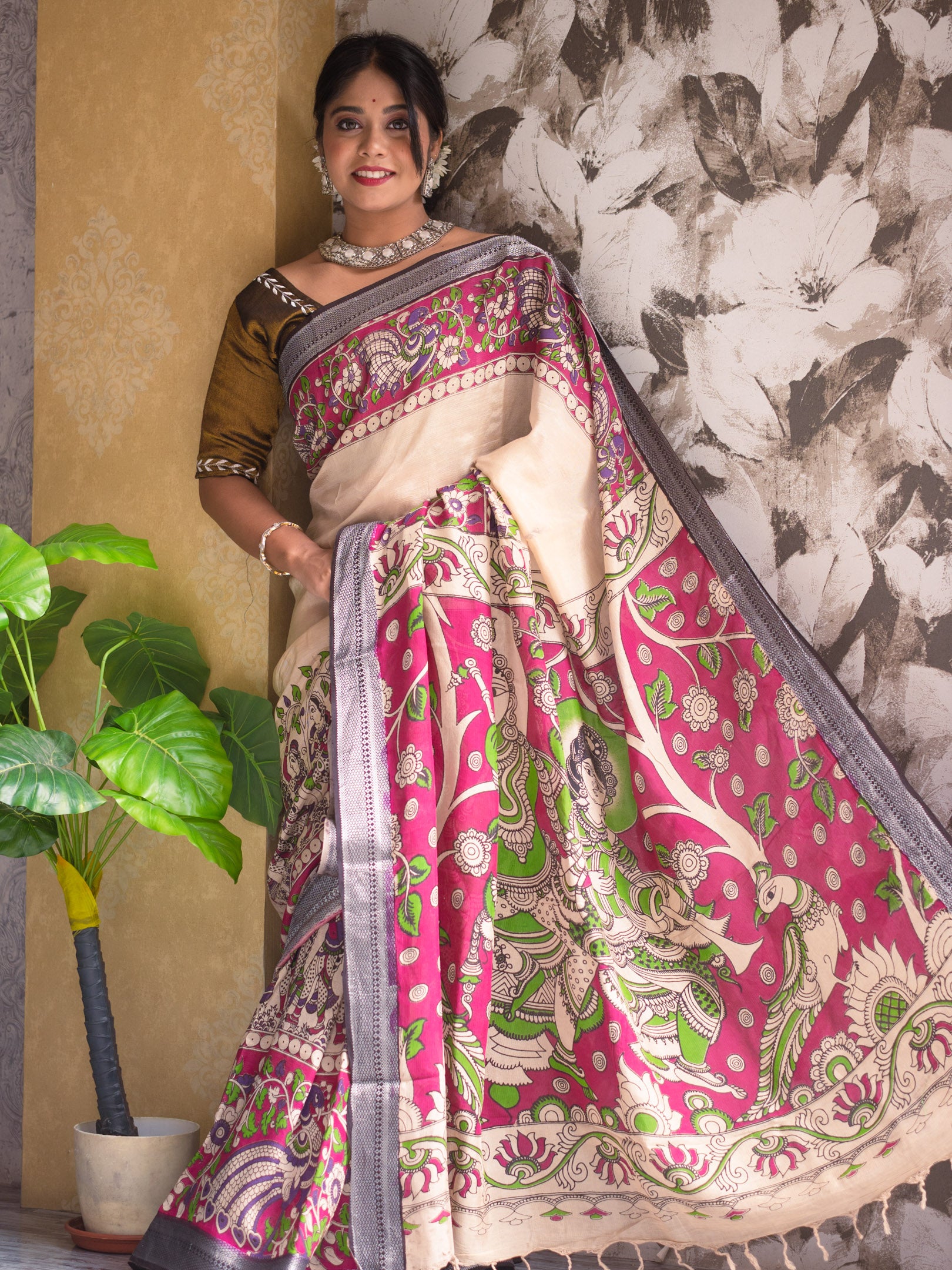 Silken Dynasty Silk Saree