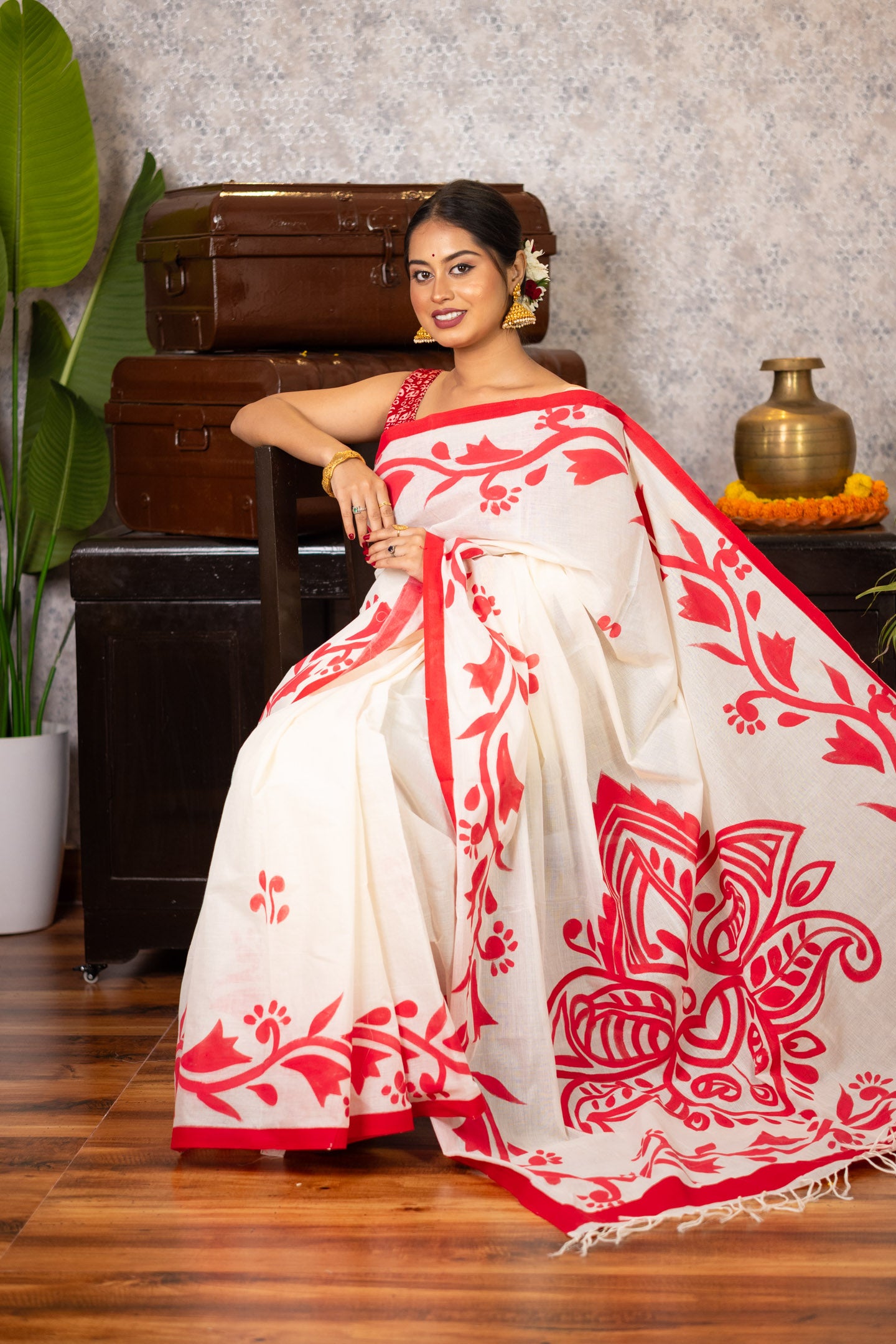 Rangrekha Sutra Saree