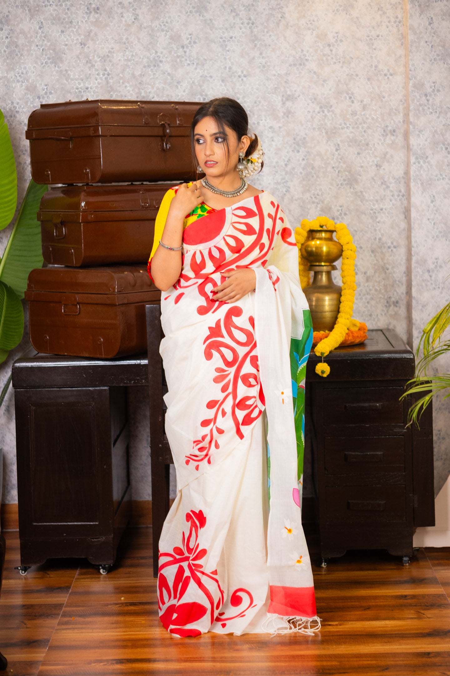 Rangrekha Sutra Saree