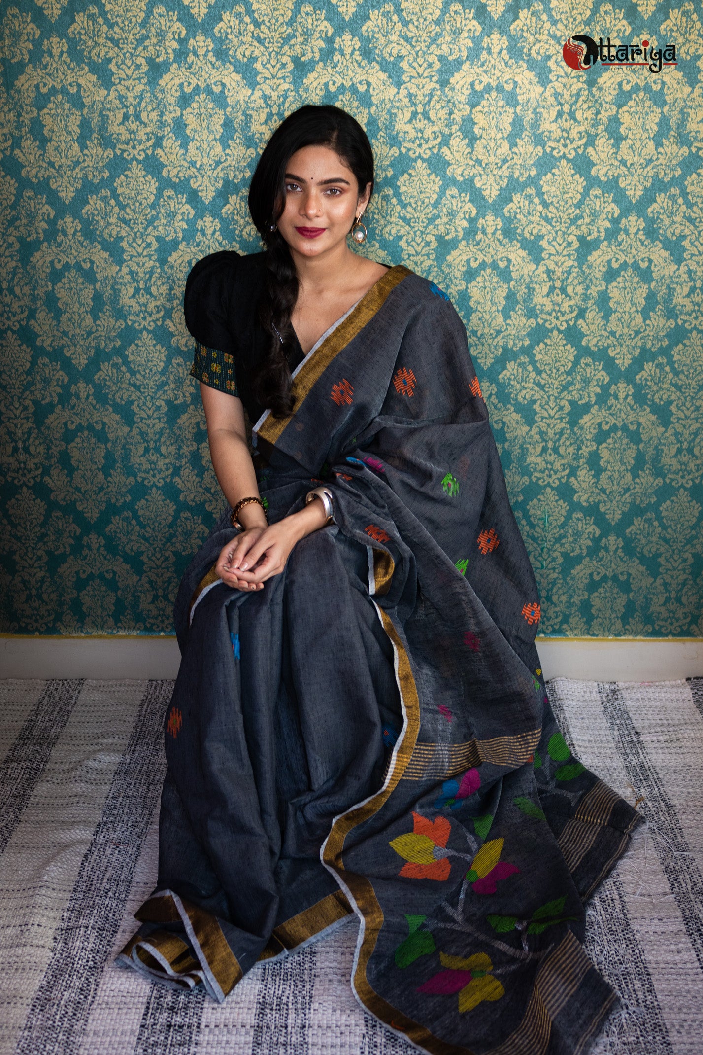 Tarini Matka silk jamdani Saree
