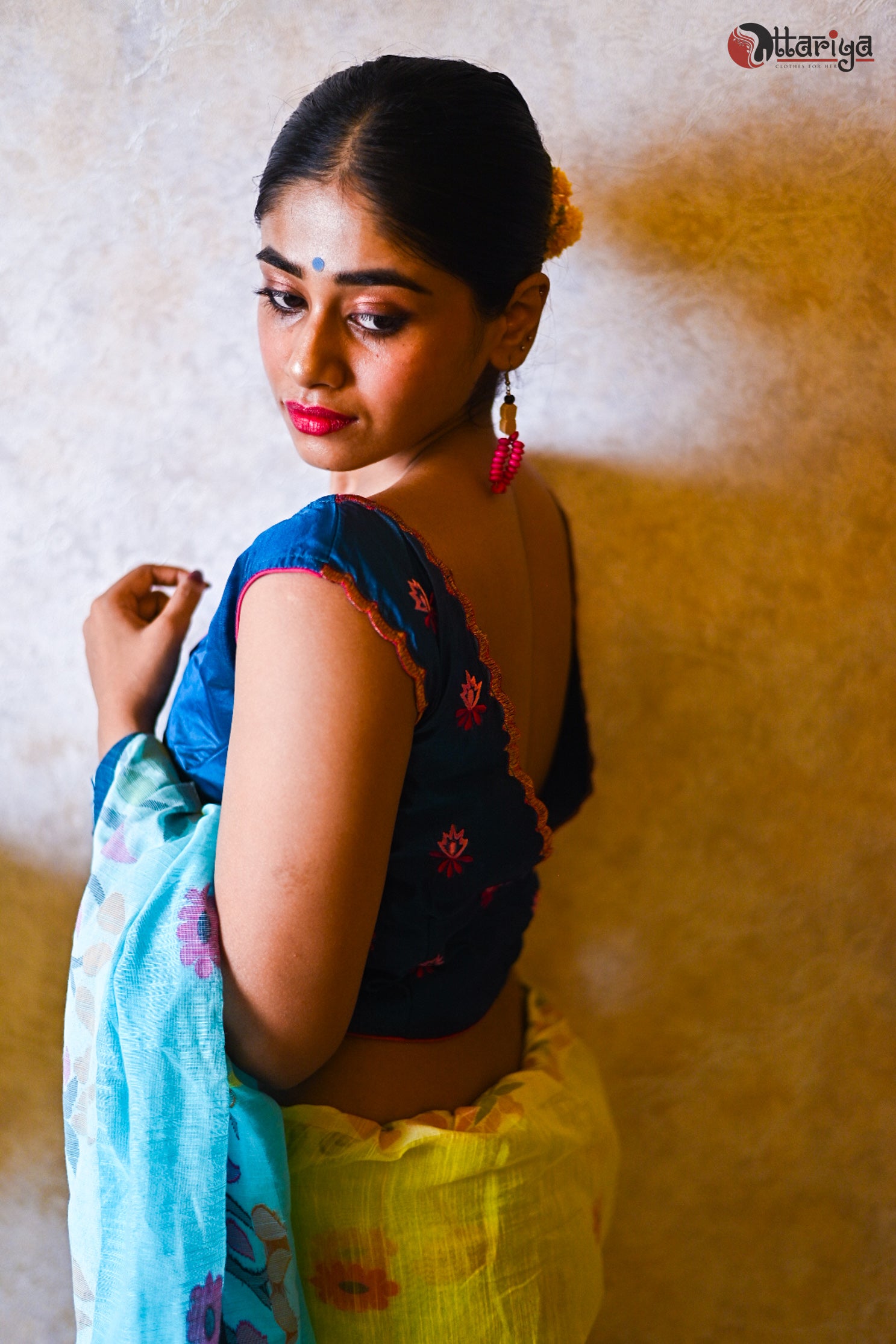 Teal to Love Blouse - Uttariya