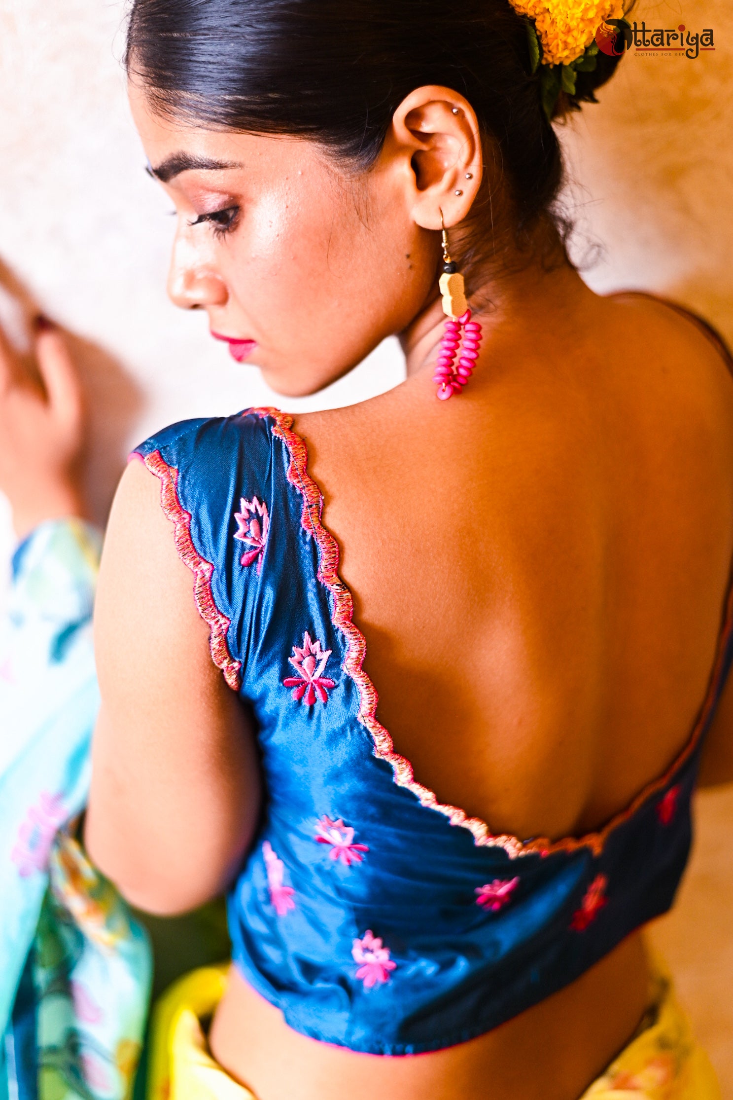 Teal to Love Blouse - Uttariya